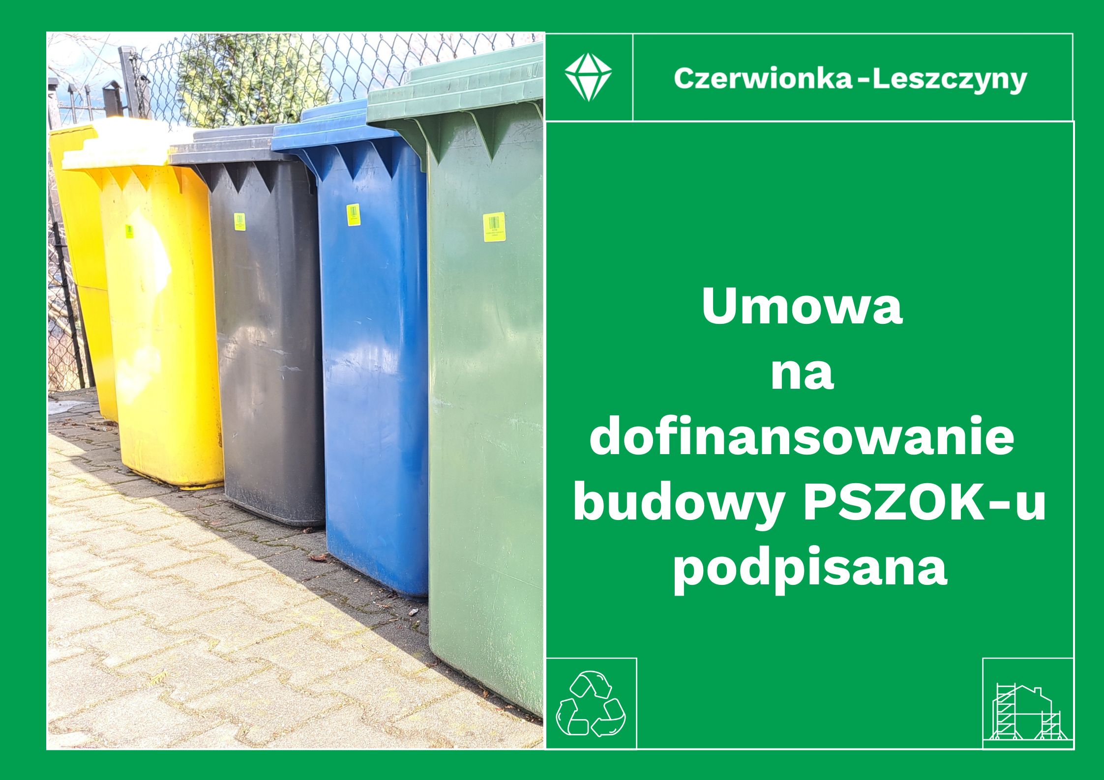 komunikat o dofinansowaniu na pszok