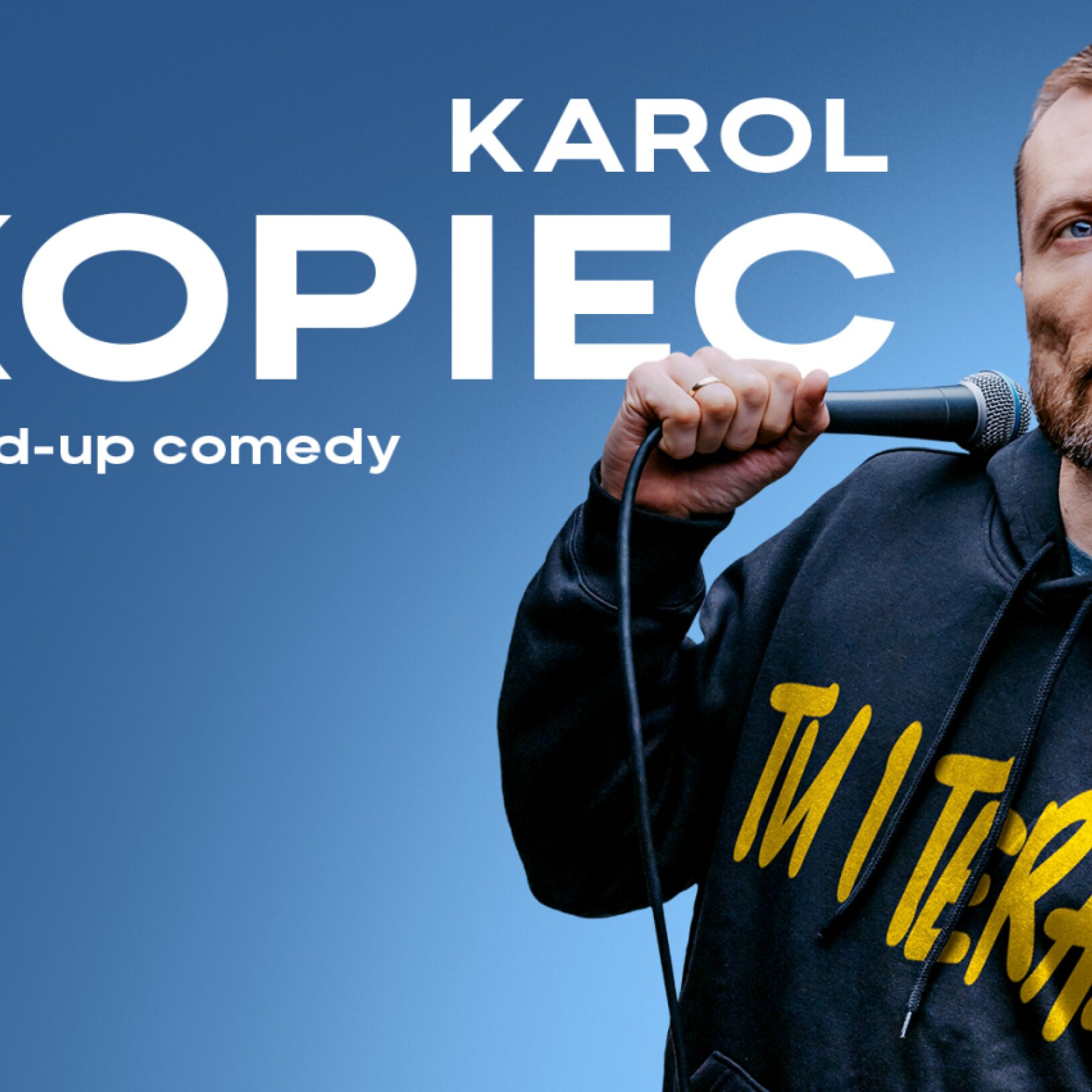 plakat wydarzenia Tu i teraz stand-up