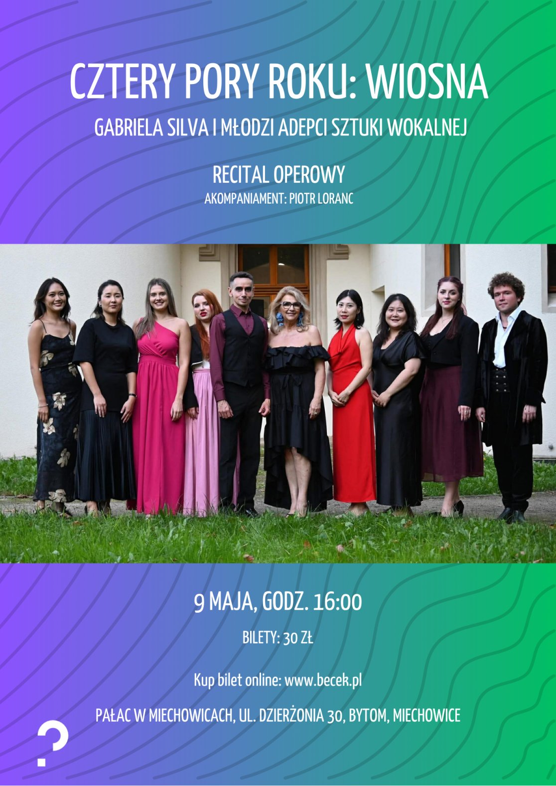 plakat wydarzenia Cztery Pory Roku: WIOSNA – Gabriela Silva i młodzi adepci sztuki wokalnej