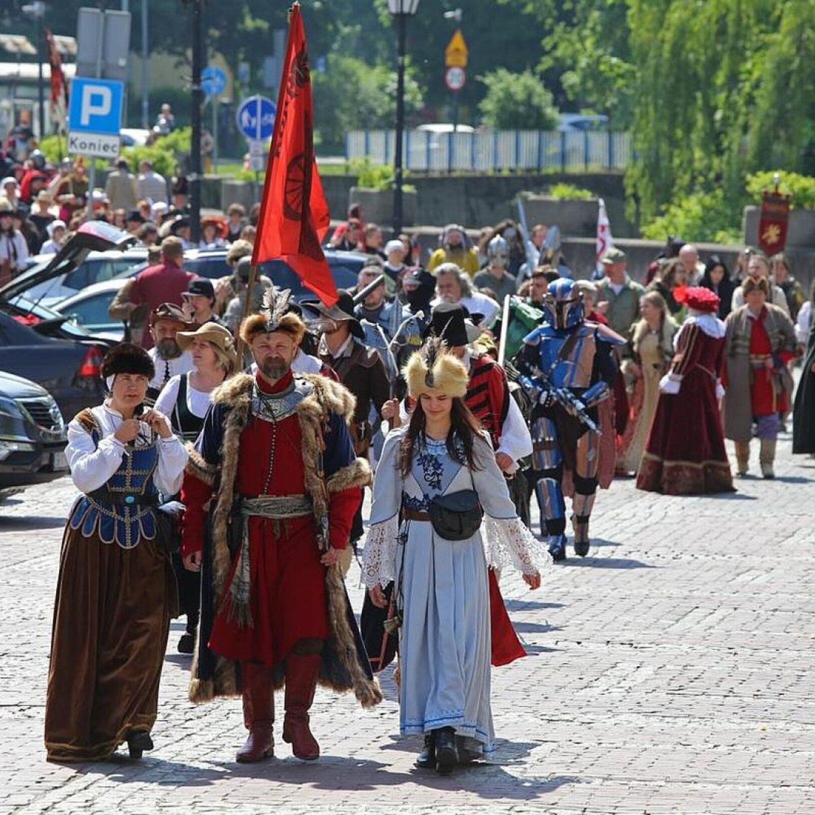 zdjęcie rekonstrukcji historycznej w bielsku-białej