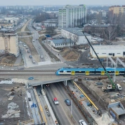 Widok na ulice i komunikacje miejską