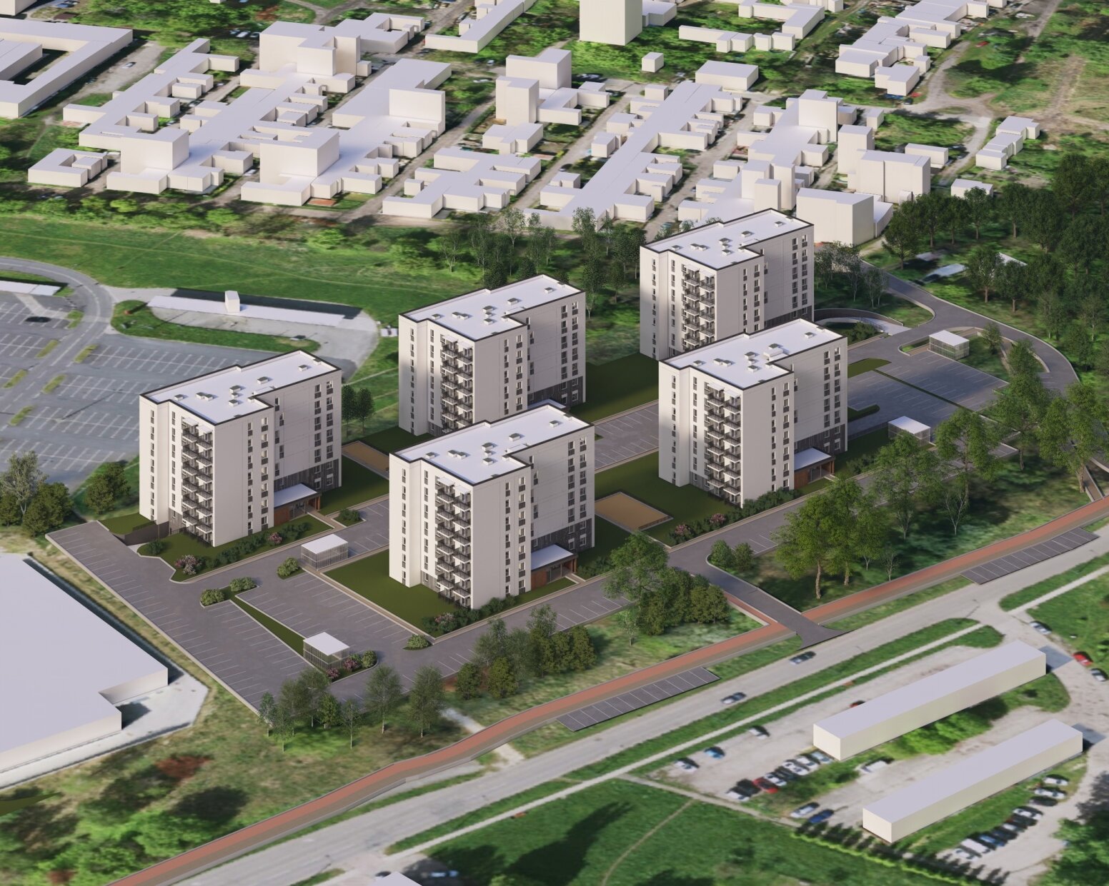 Wizualizacja nowego osiedla