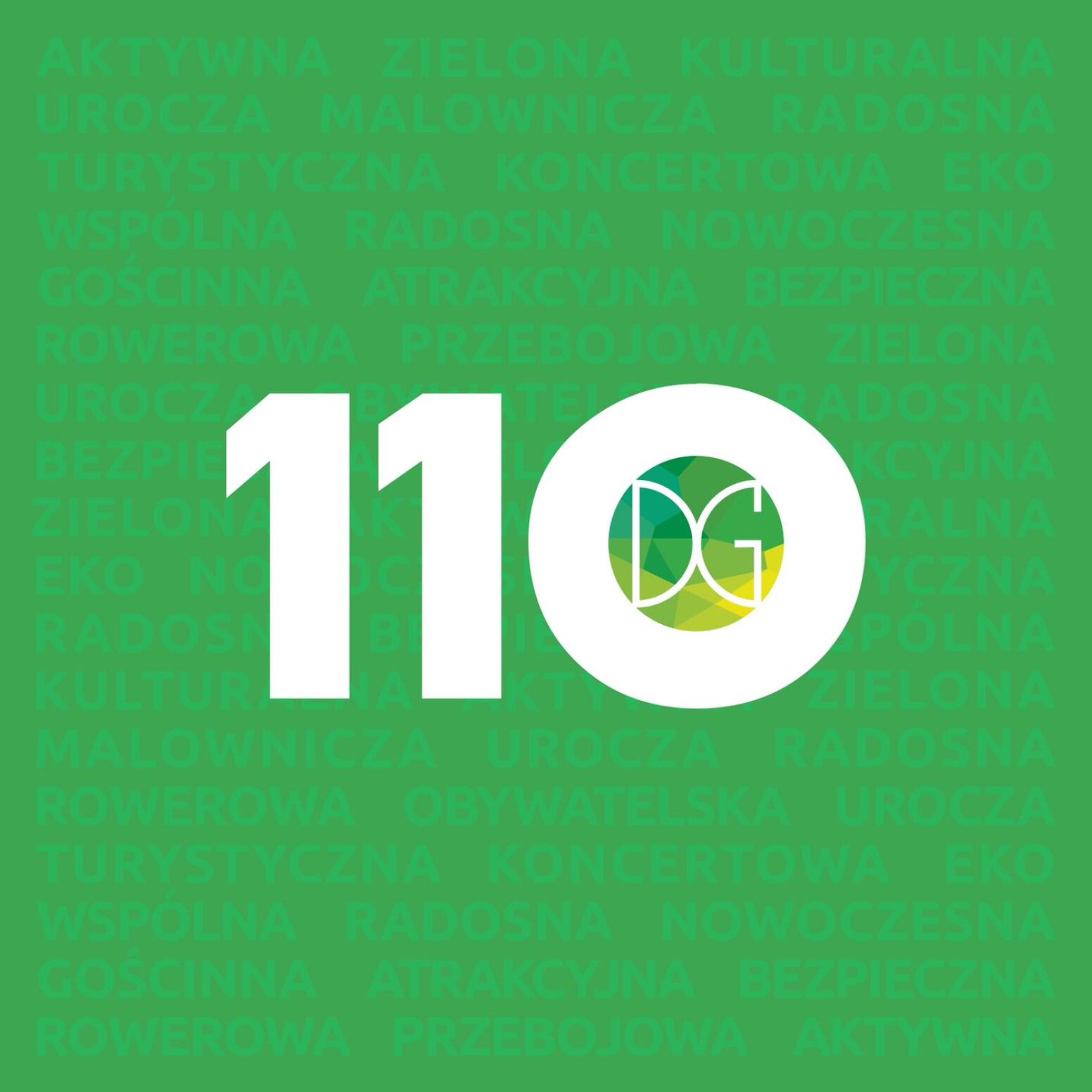 logo miasta z okazji jubileuszu