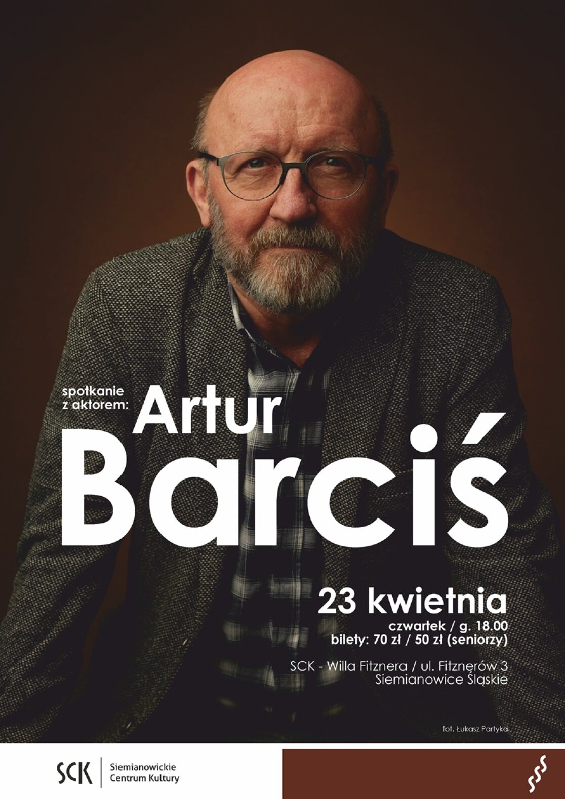 plakat spotkania z arturem barcisiem