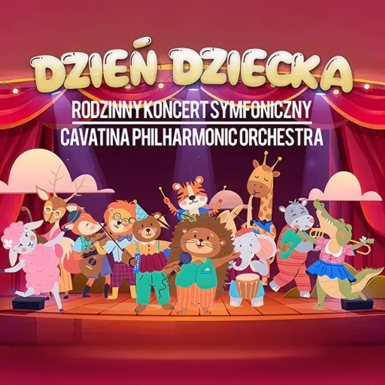 plakat dnia dziecka w cavatina hall