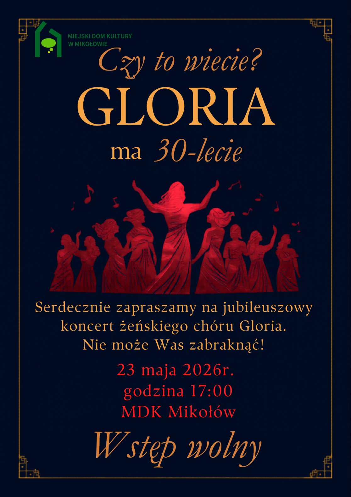 plakat koncertu