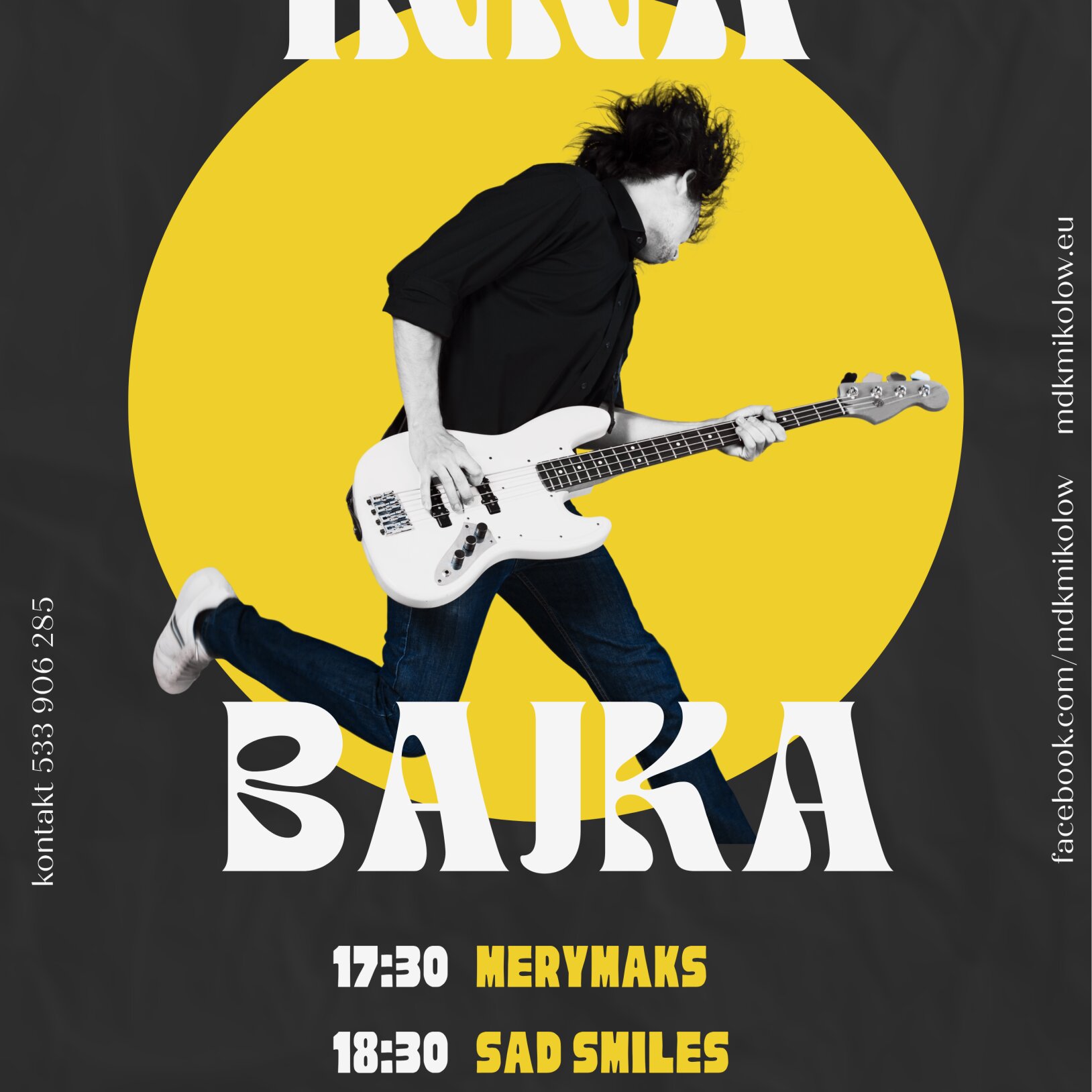 plakat koncertu inna bajka