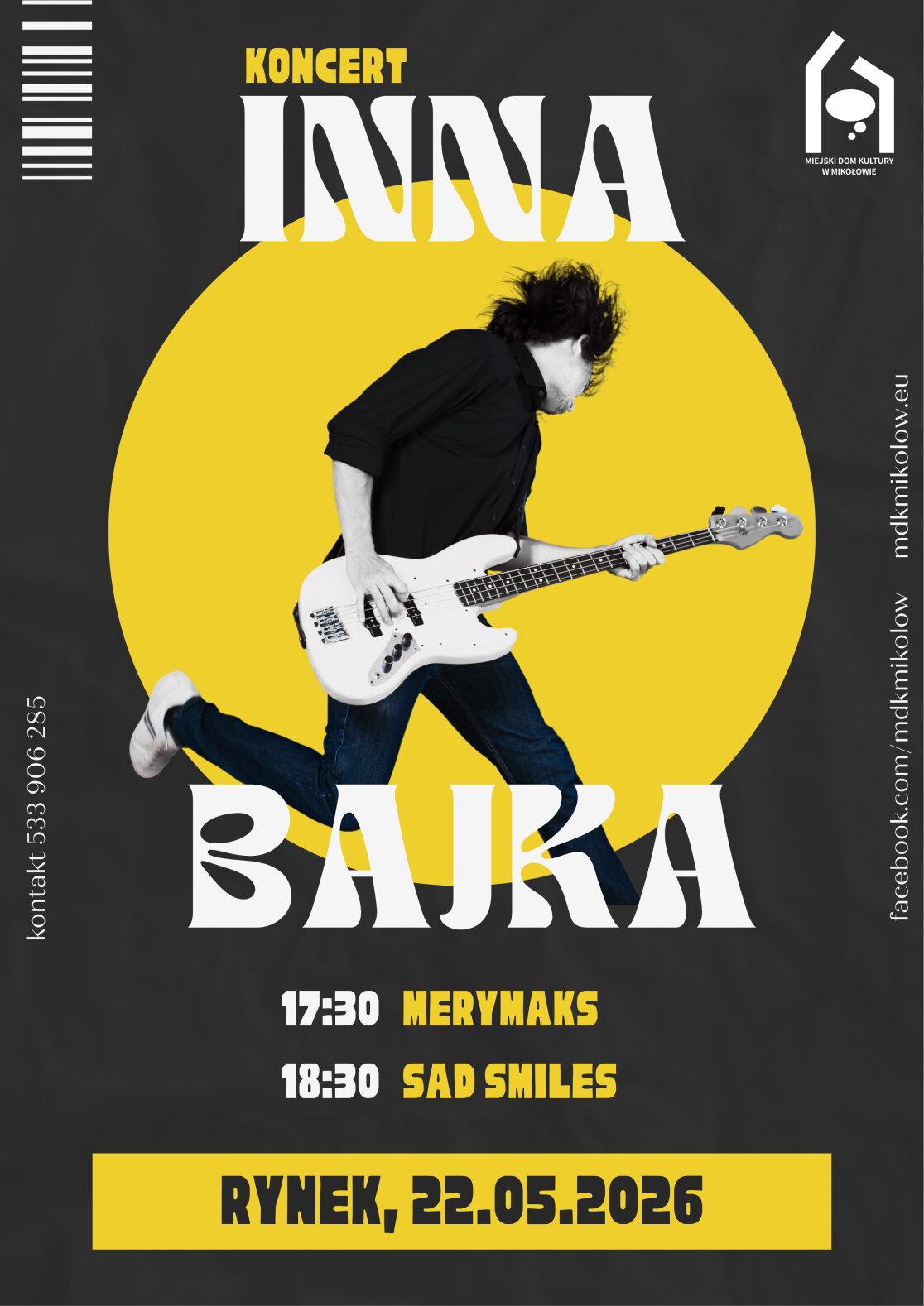 plakat koncertu inna bajka