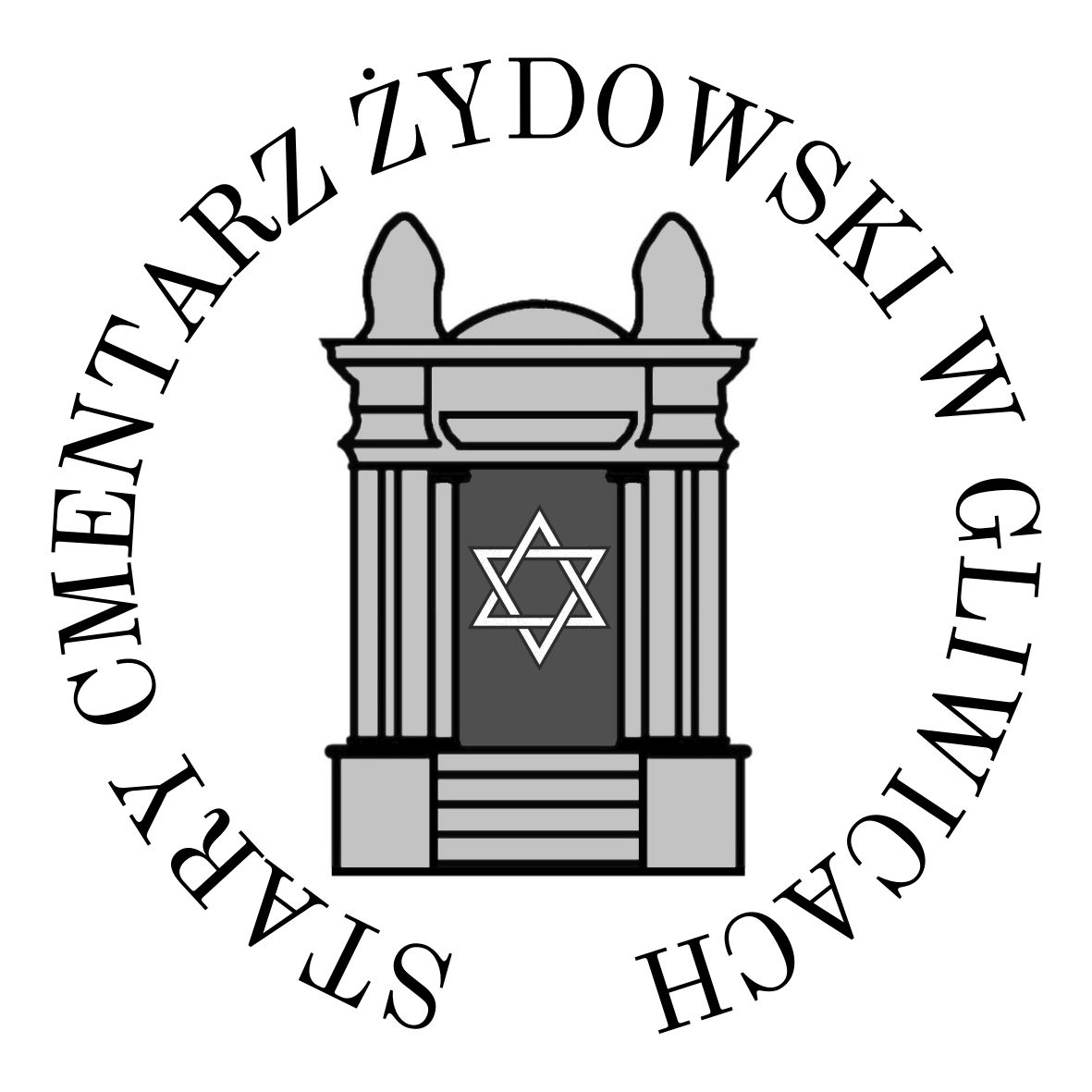 logo stary cmentarz żydowski w gliwicach
