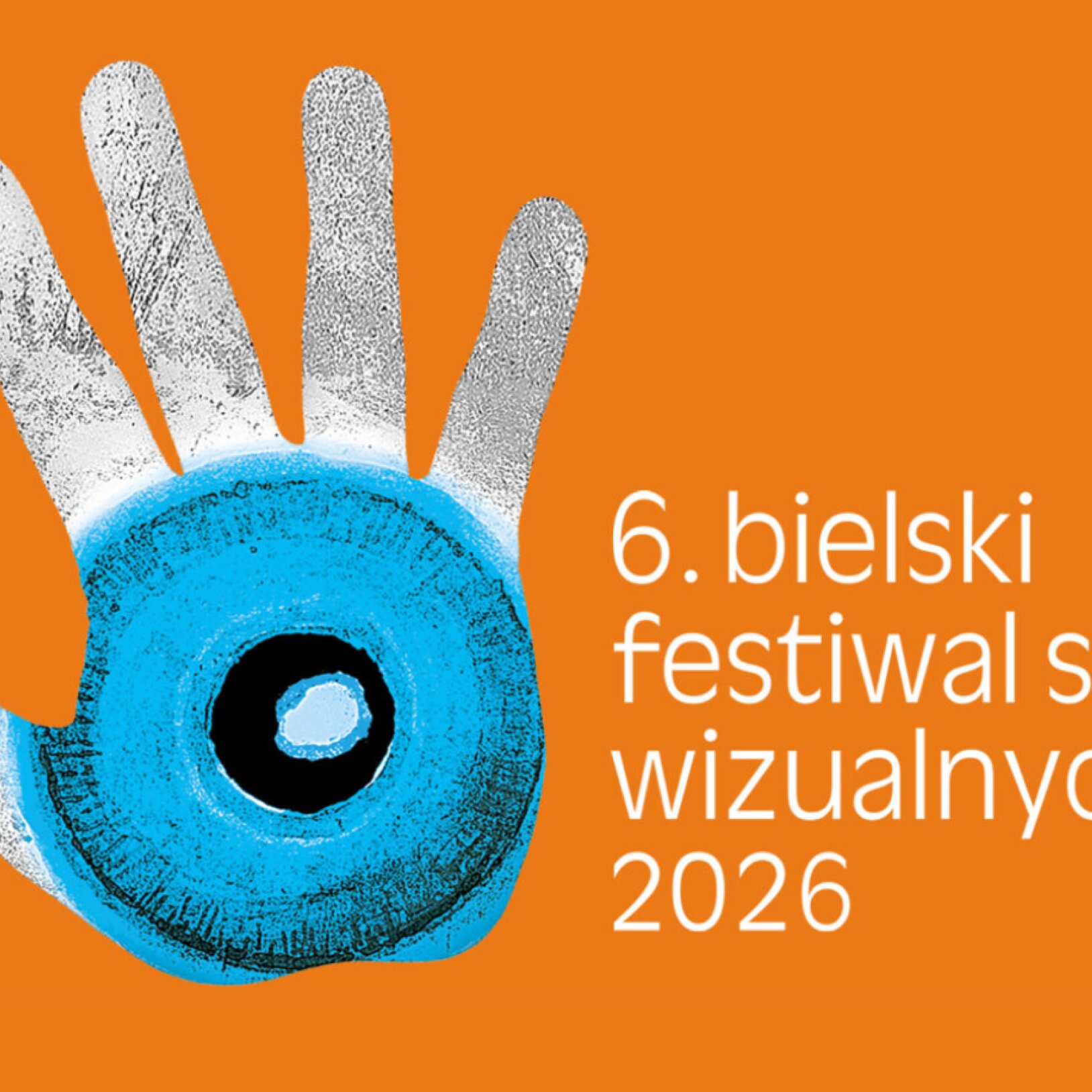 6. BIELSKI FESTIWAL SZTUK WIZUALNYCH 2026, identyfikacja wizualna: Piotr Wisła