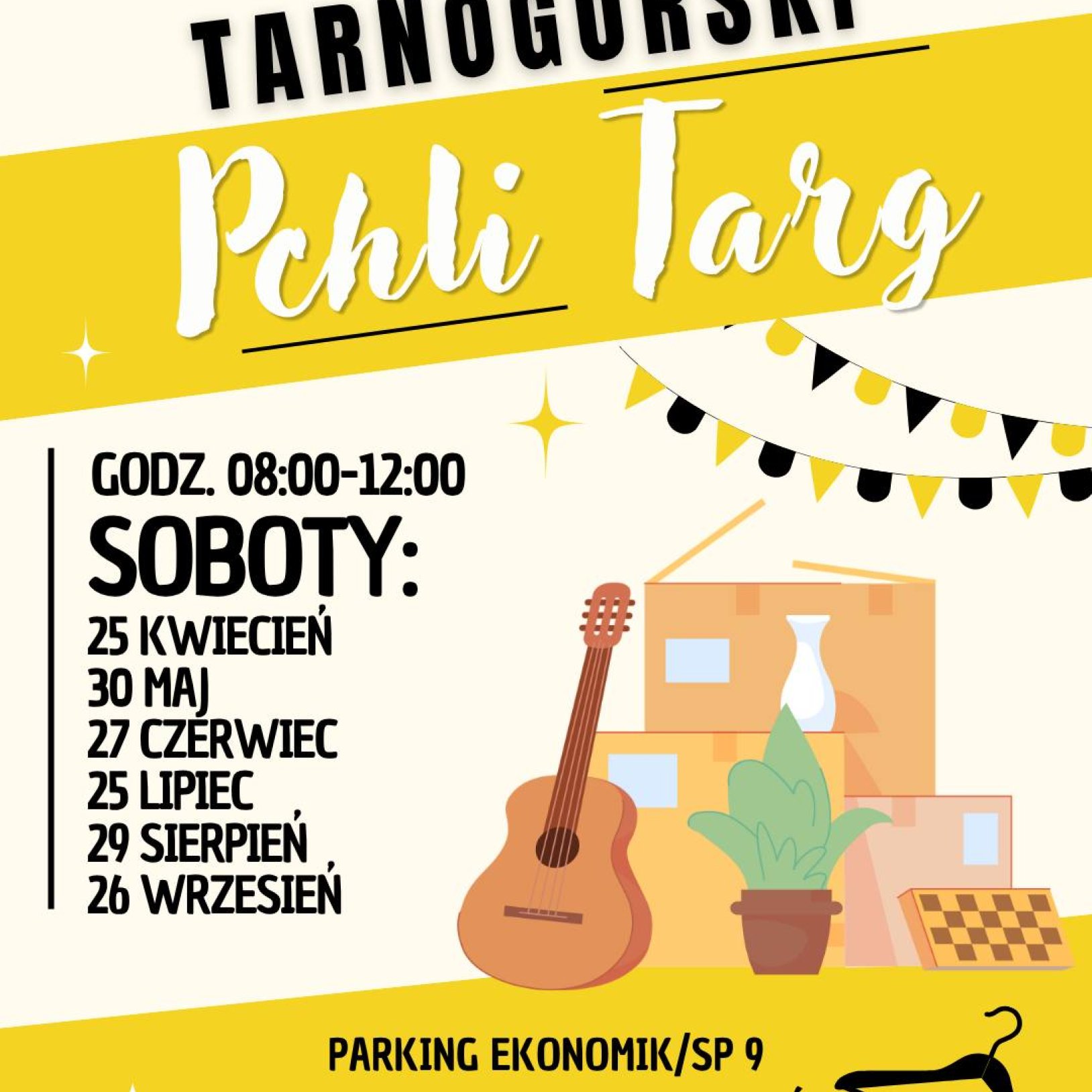 plakat wydarzenia tarnogórskie pchle targi