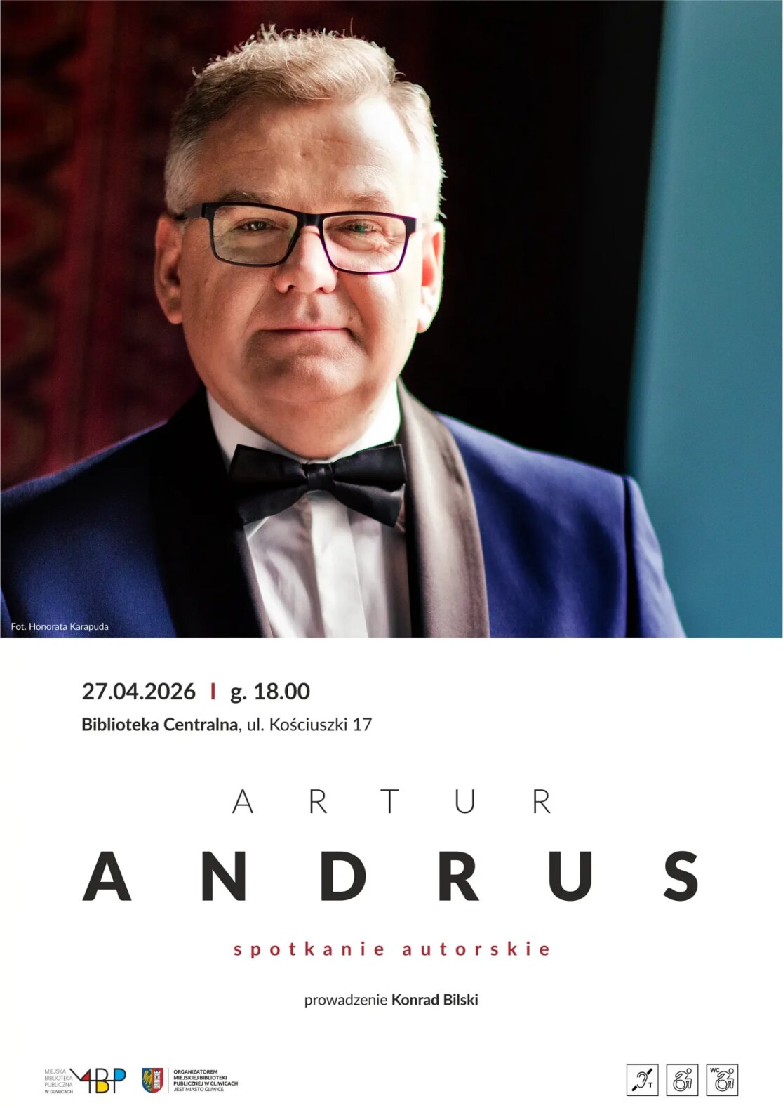 plakat z arturem andrusem