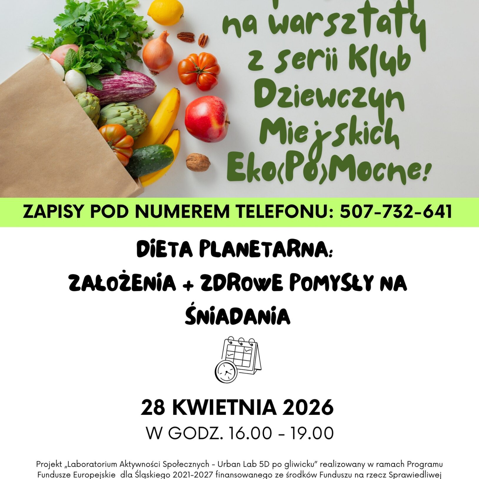 plakat wydarzenia o diecie