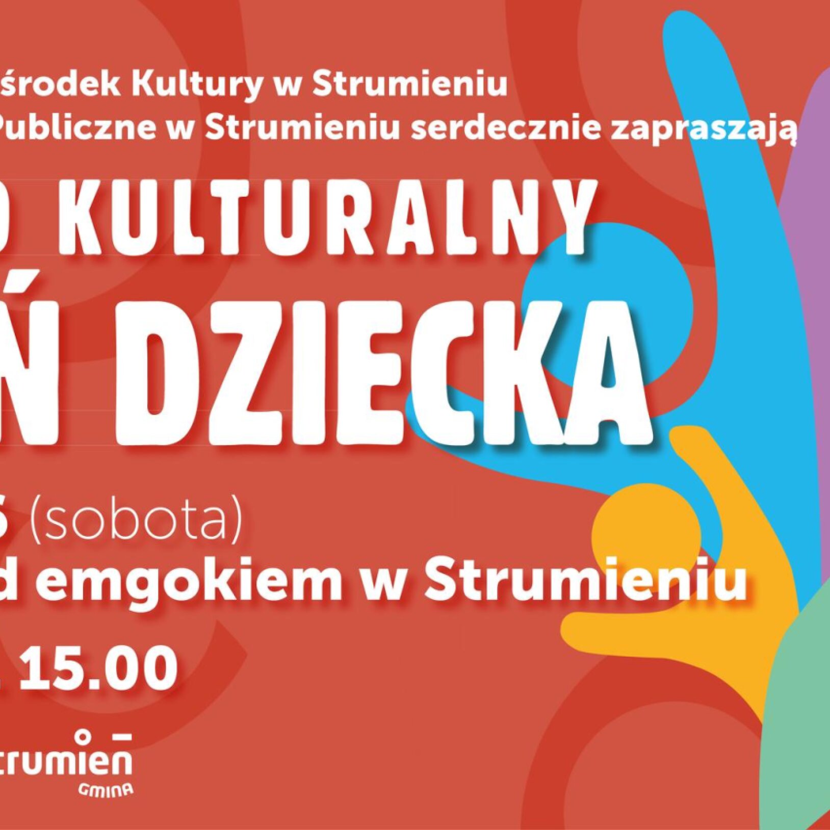 plakat dnia dziecka w strumieniu