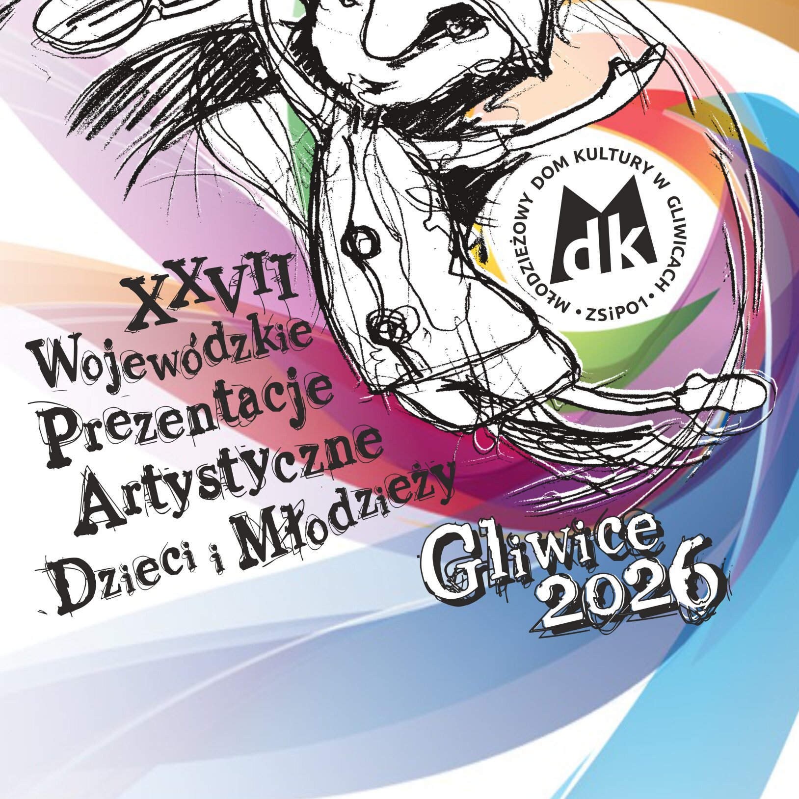 plakat XXVII Wojewódzkich Prezentacji Artystycznych Dzieci i Młodzieży
