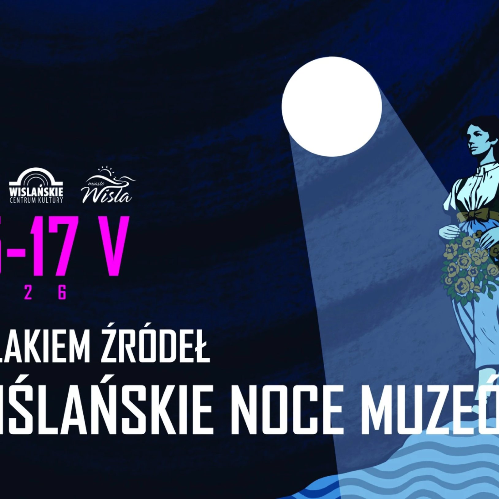 plakat nocy muzeów w wiśle
