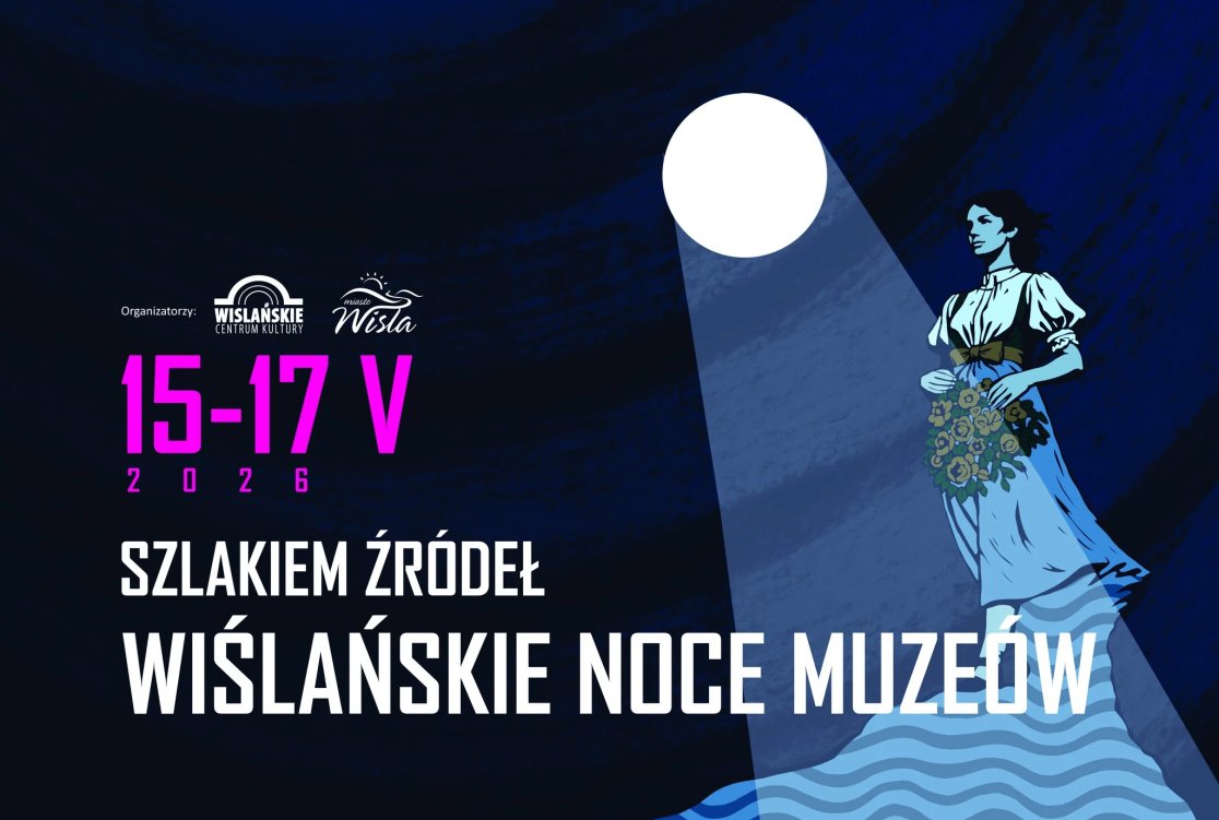 plakat nocy muzeów w wiśle