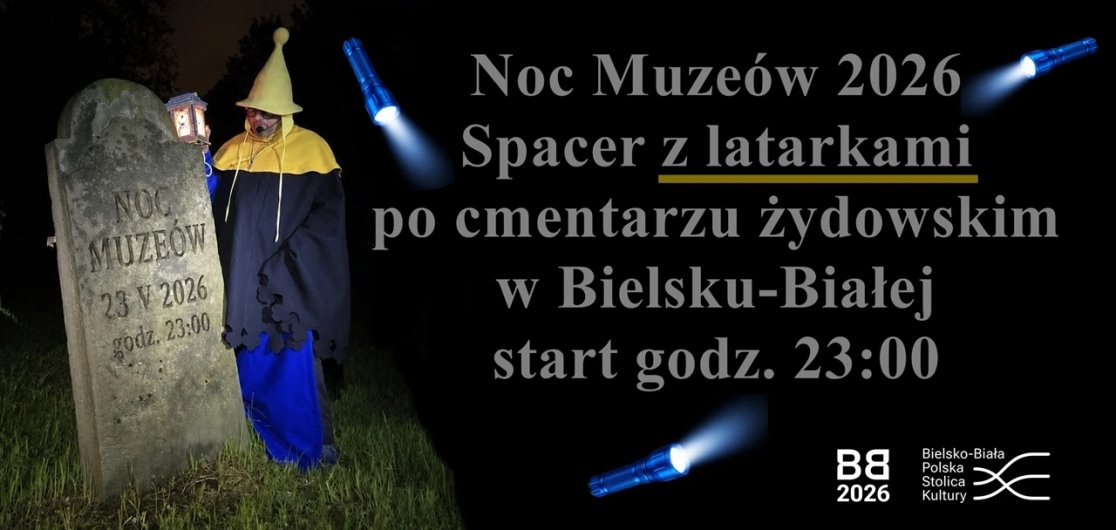 Spacer z latarkami po cmentarzu żydowskim - Noc muzeów 2026