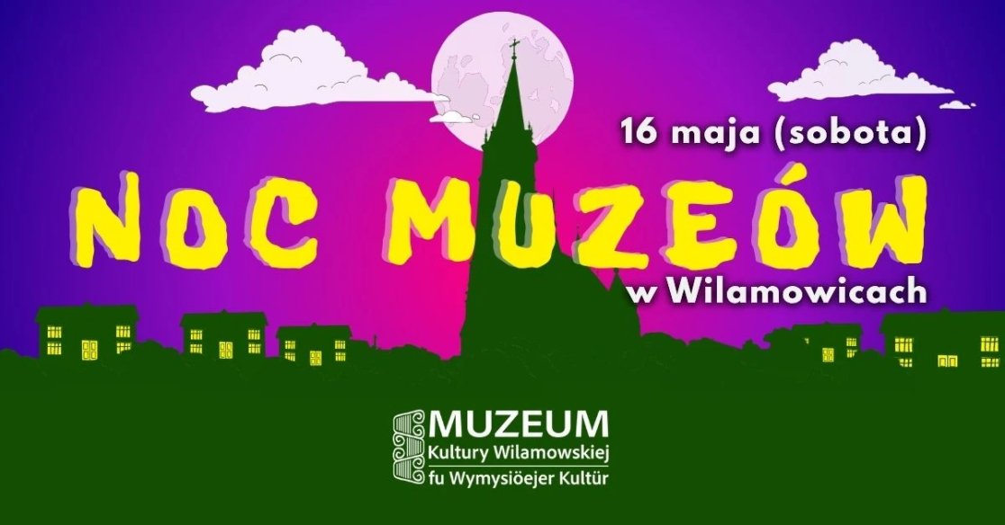 plakat nocy muzeów w wilamowicach