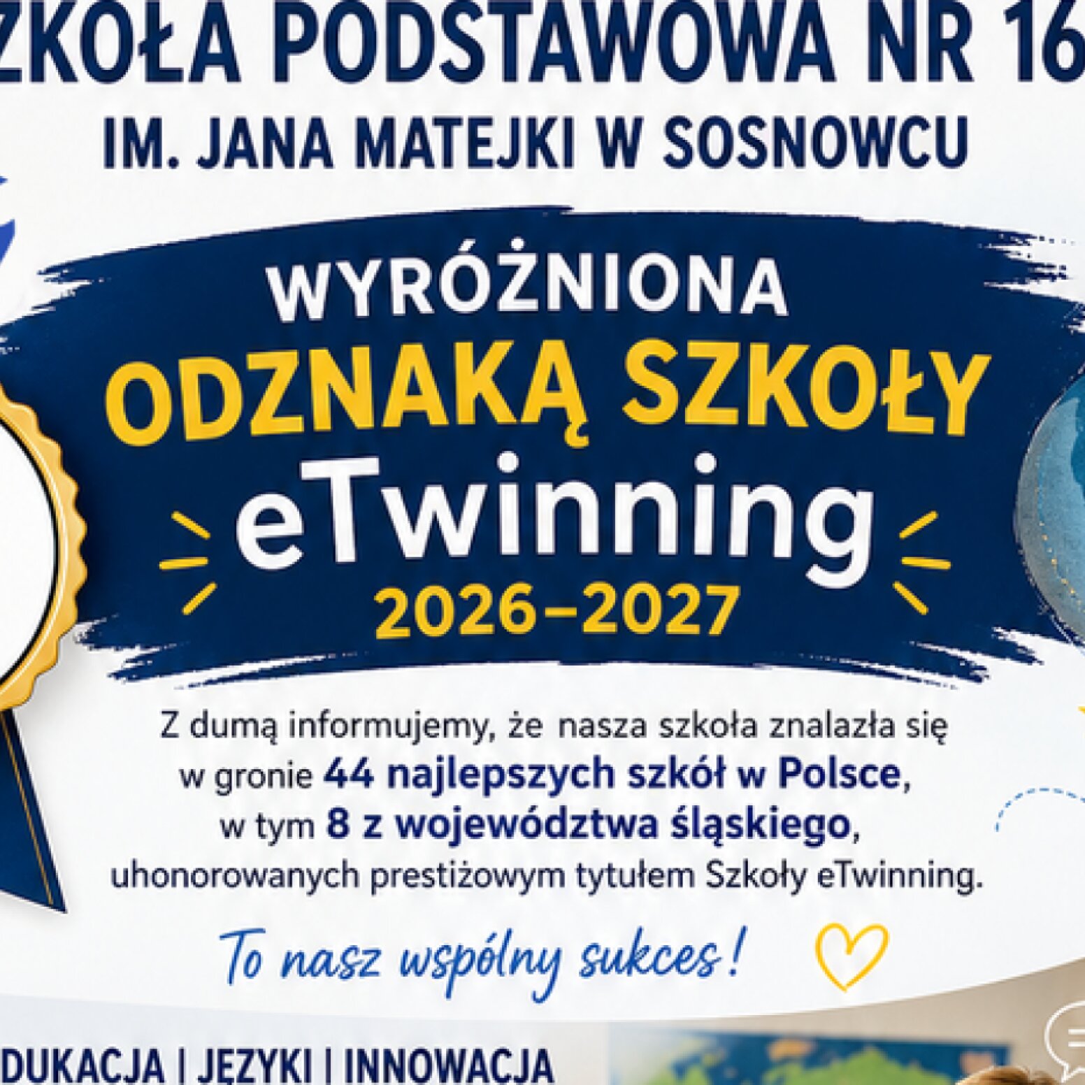 Dyplom dla szkoły