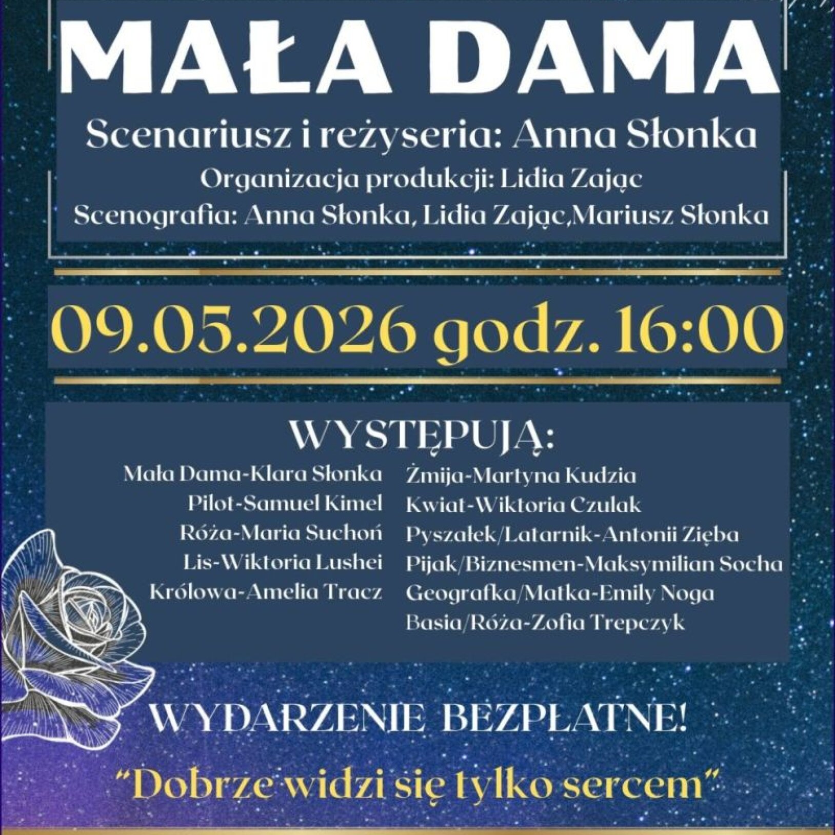 plakat spektaklu