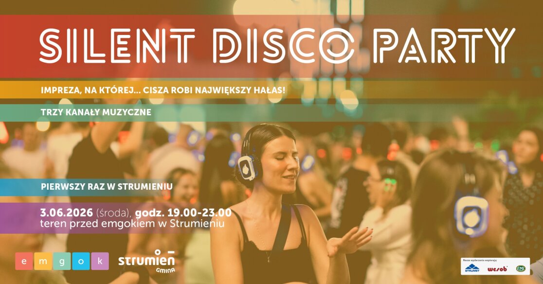 plakat silent disco