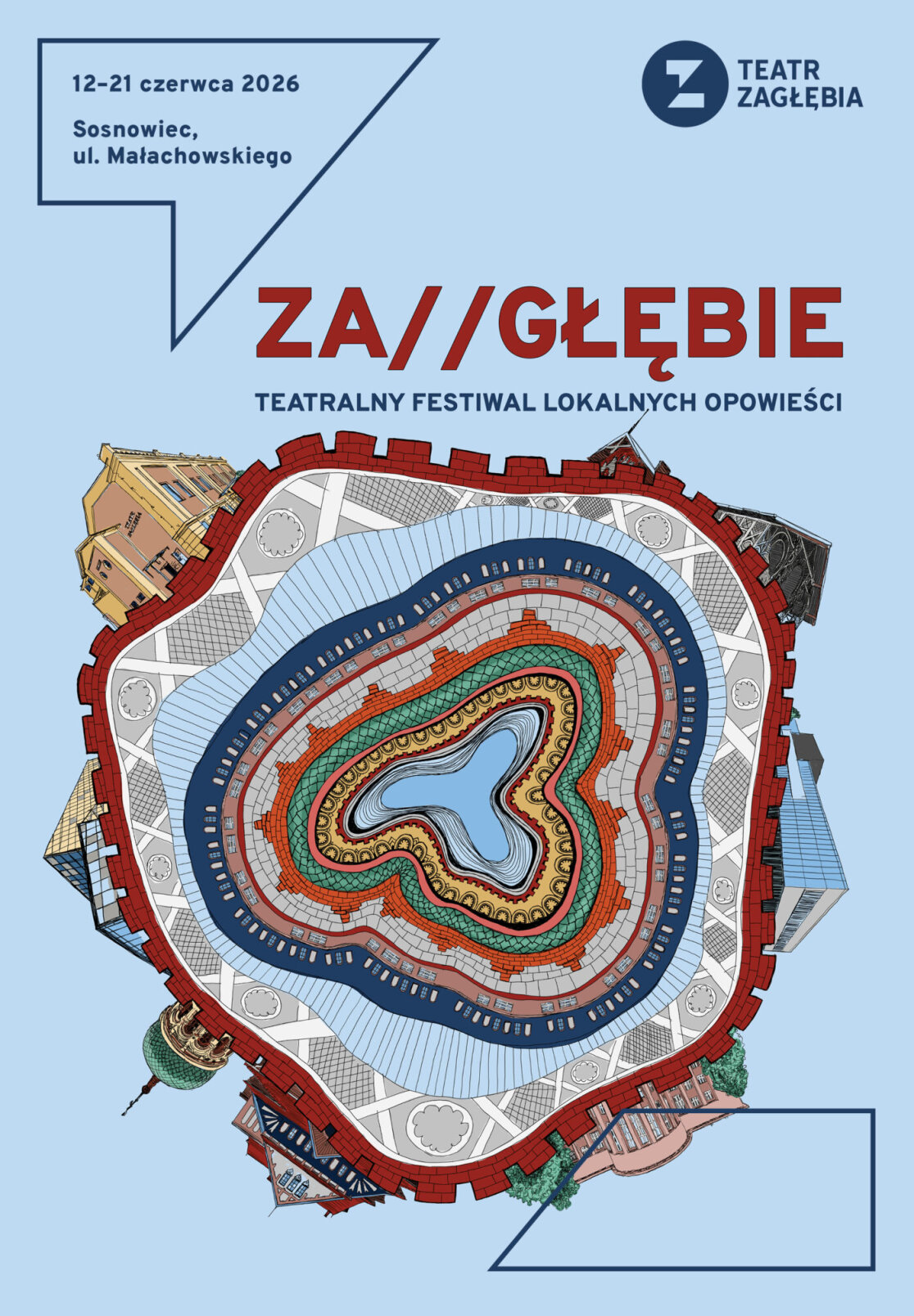 plakat festiwalu zagłębie