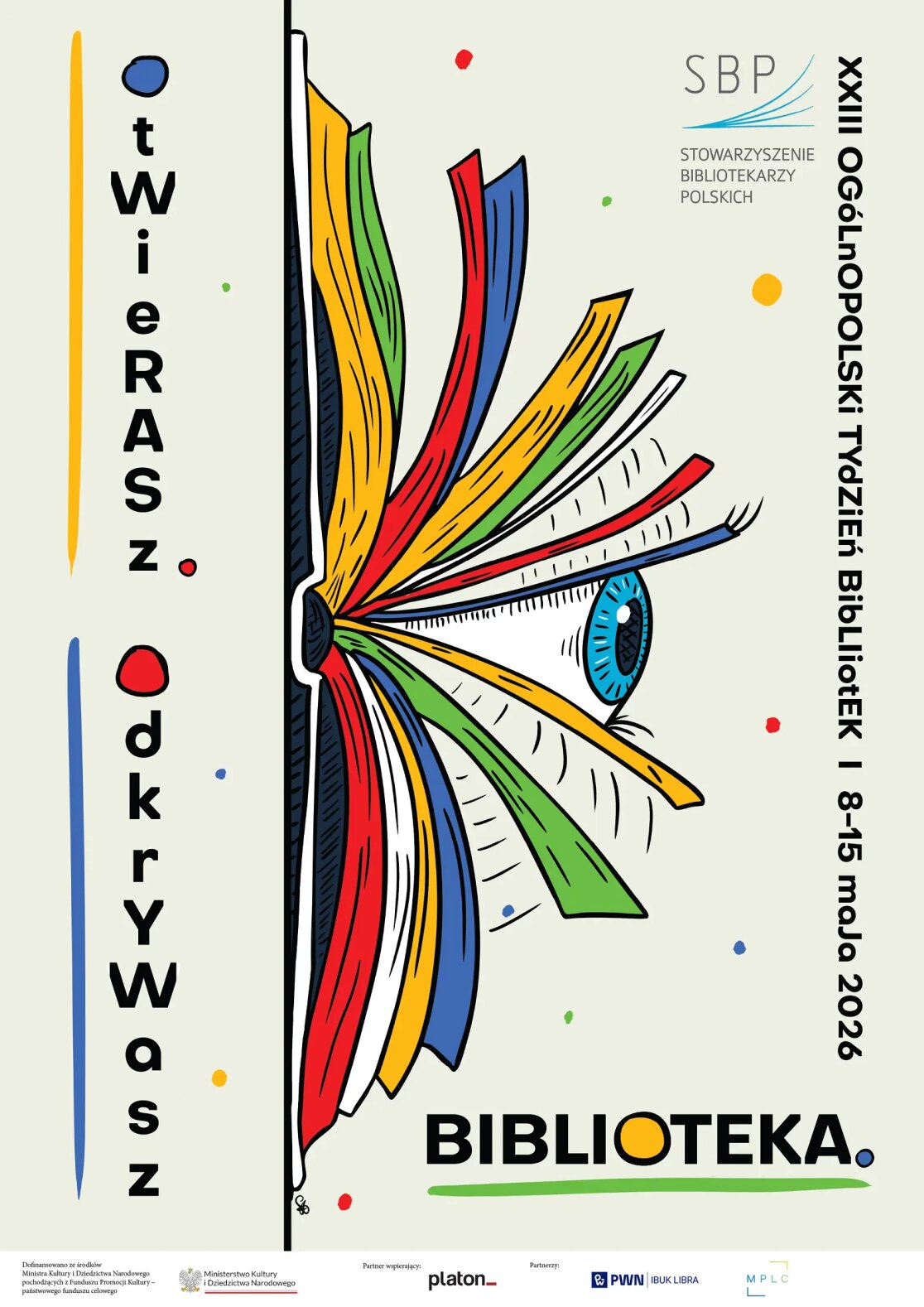 plakat tygodnia bibliotek