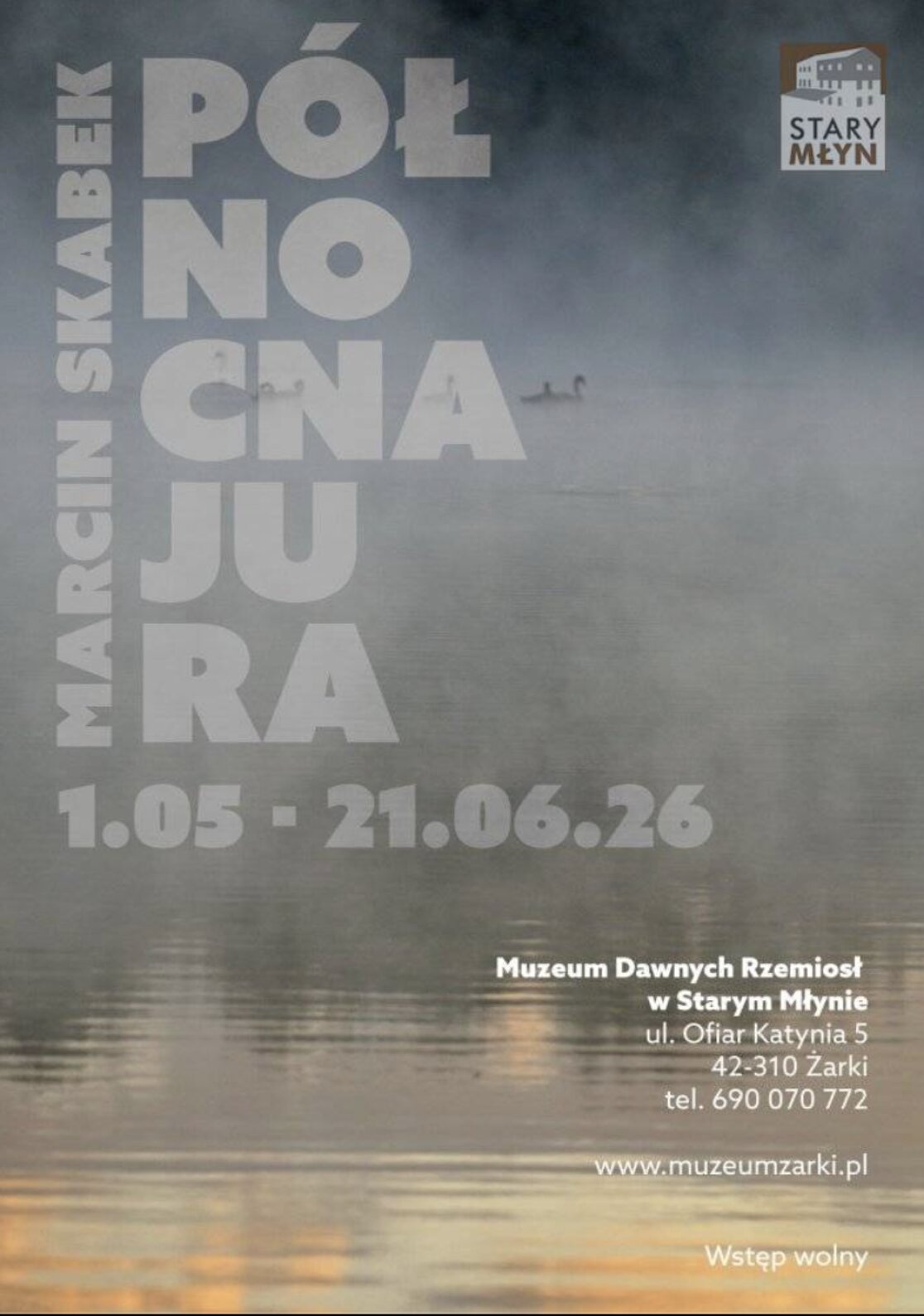 plakat wystawy fotografii marcina skarbka
