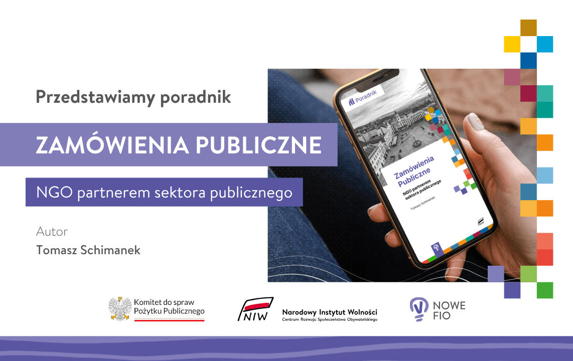 Poradnik "Zamówienia publiczne: NGO" już dostępny