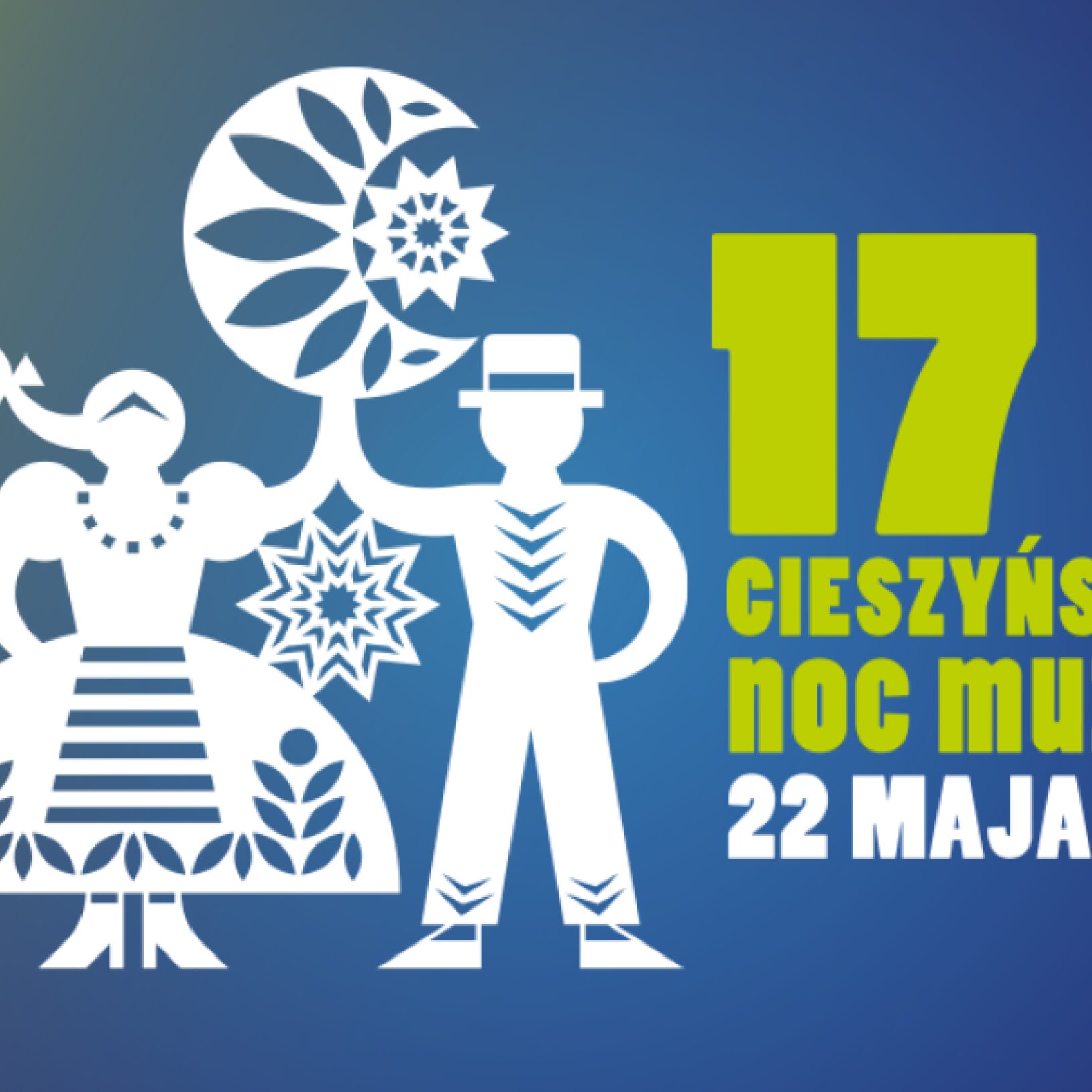 plakat wydarzenia cieszyńskiej nocy muzeów