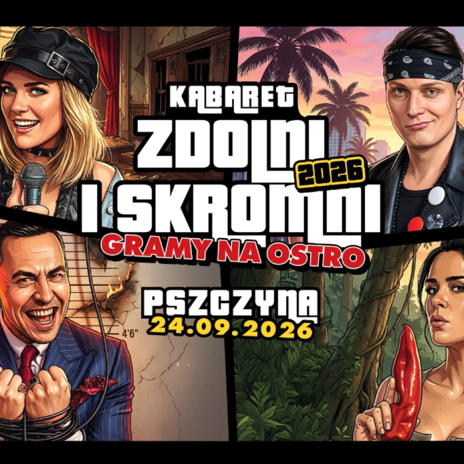 plakat wydarzenia - kabaret