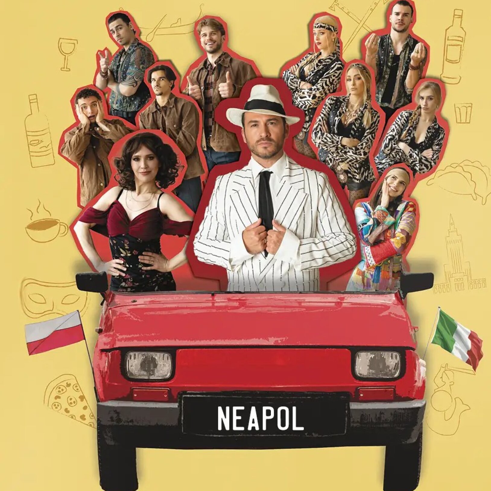 plakat spektaklu Mały Fiat Wielka Miłość
