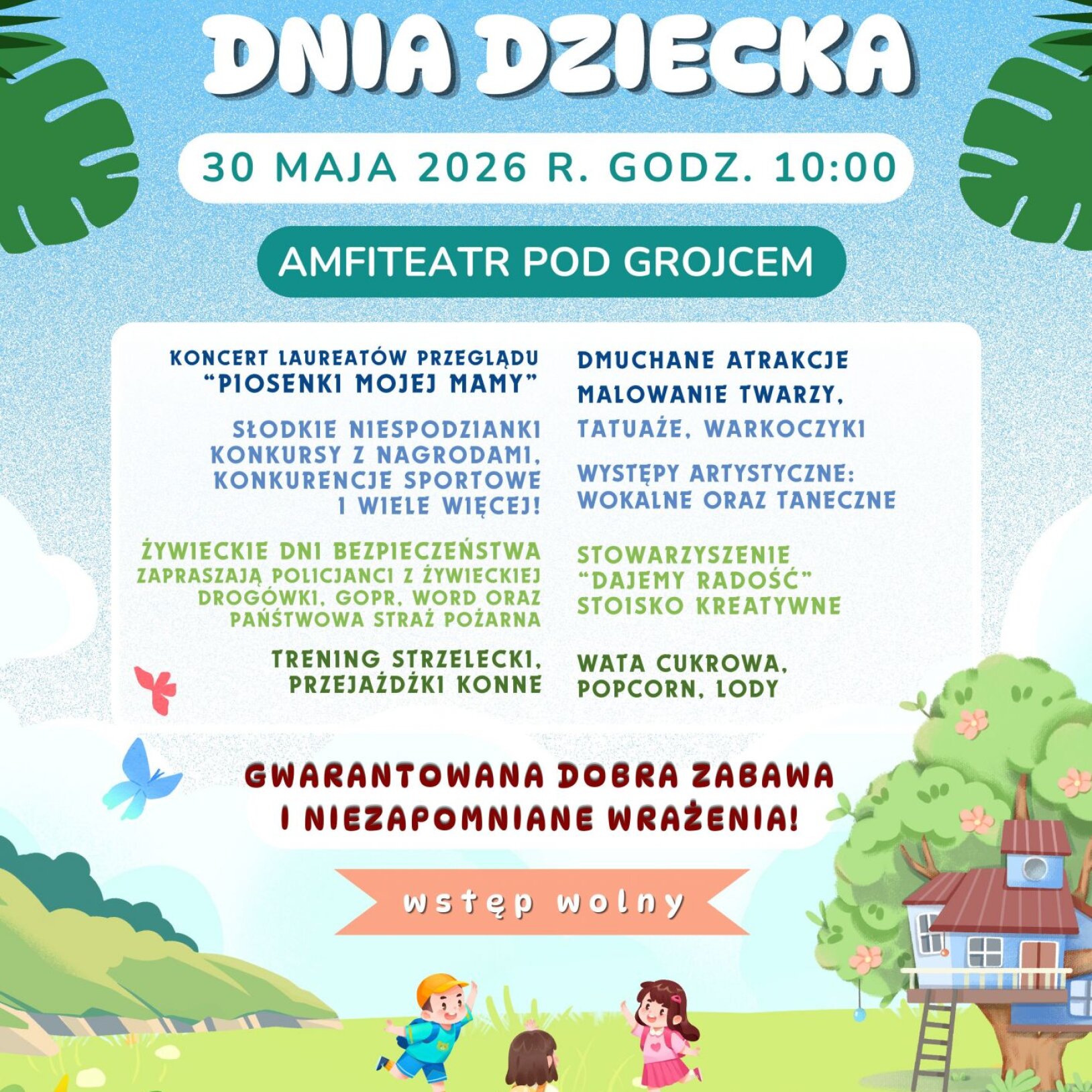 plakat dnia dziecka w żywcu