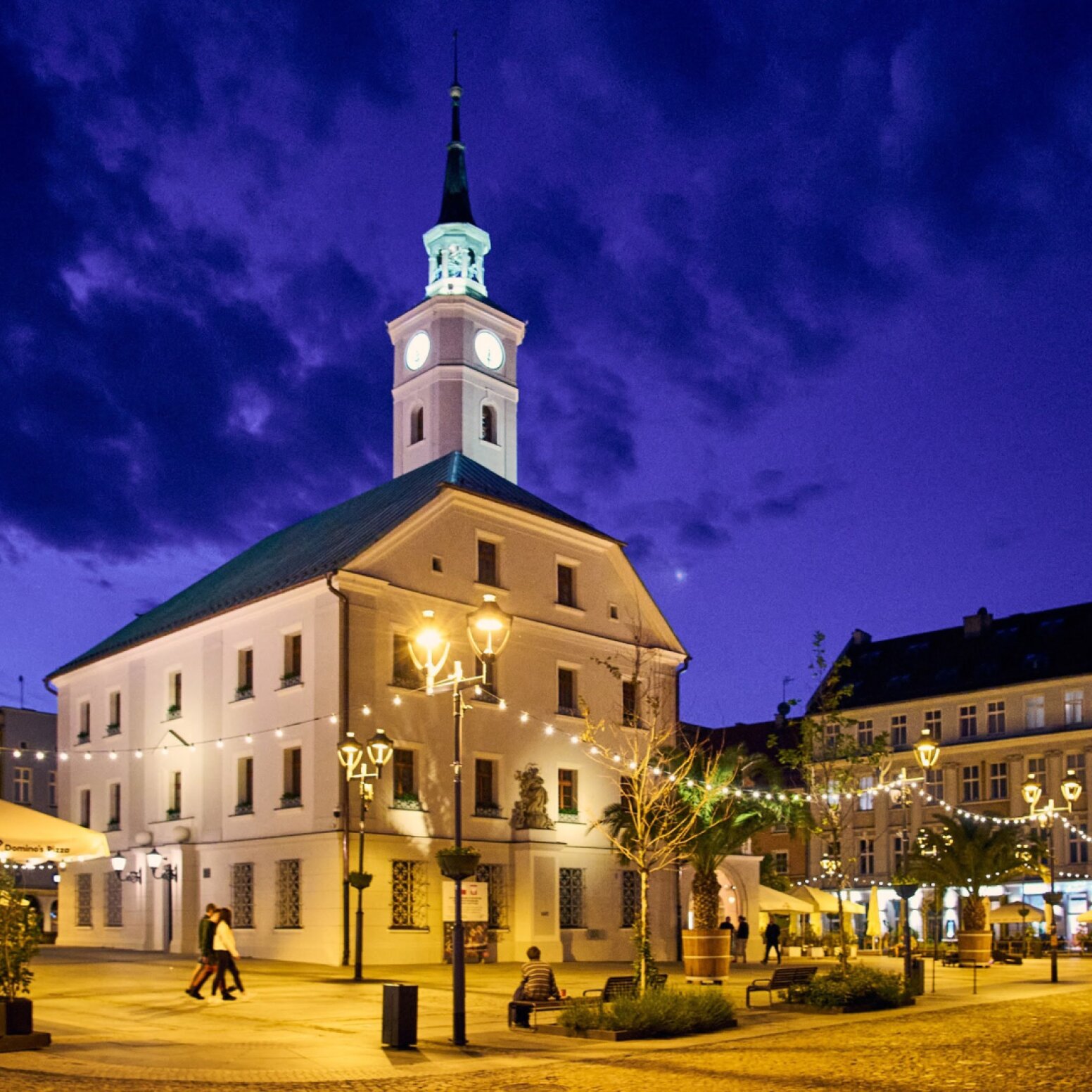 Gliwice nocą