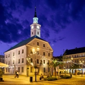 Gliwice nocą