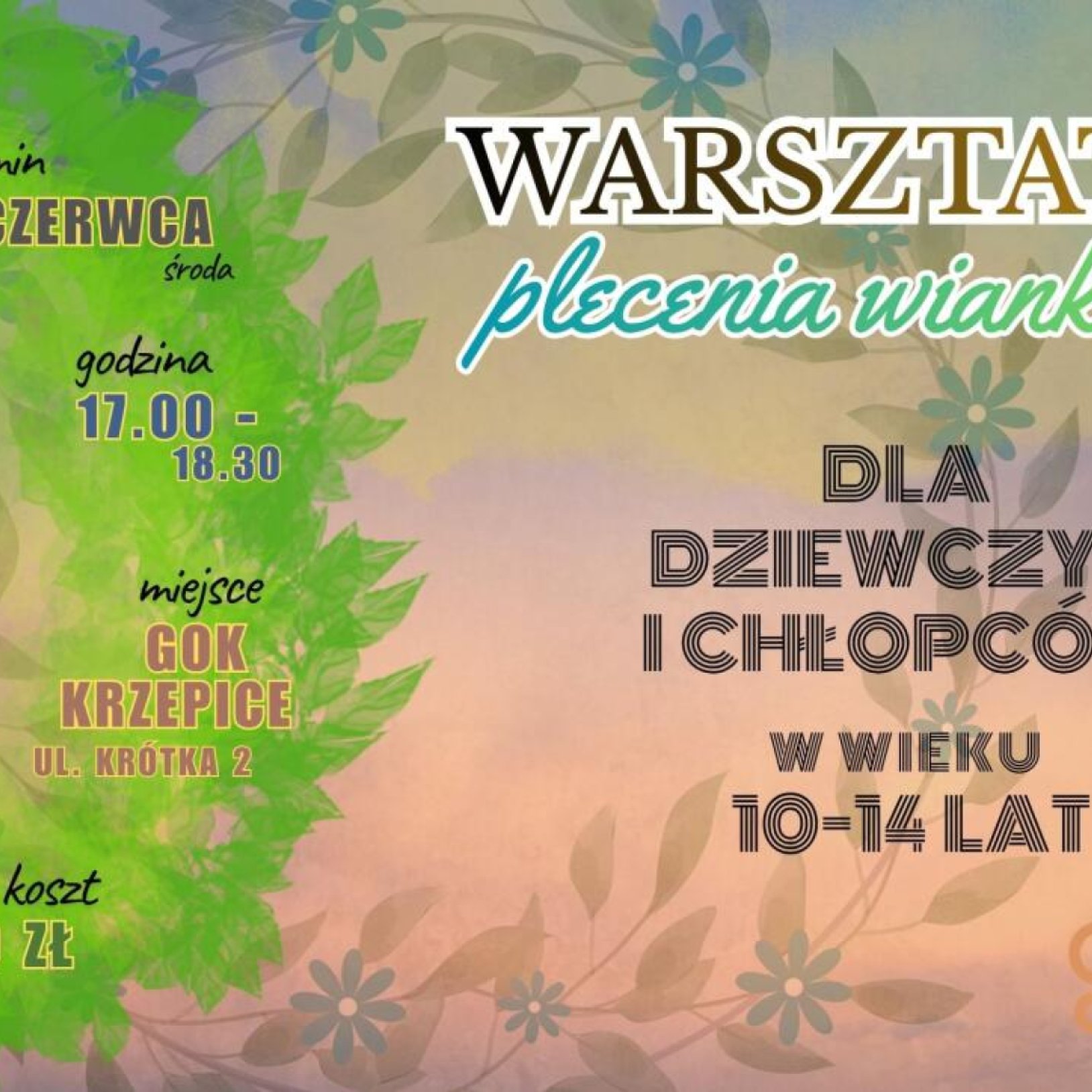 plakat wydarzenia