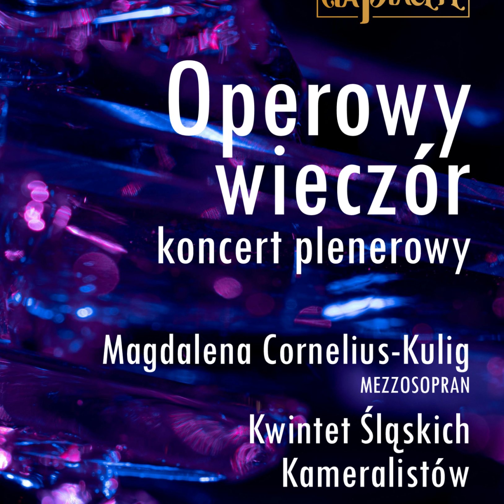 plakat operowego wieczoru