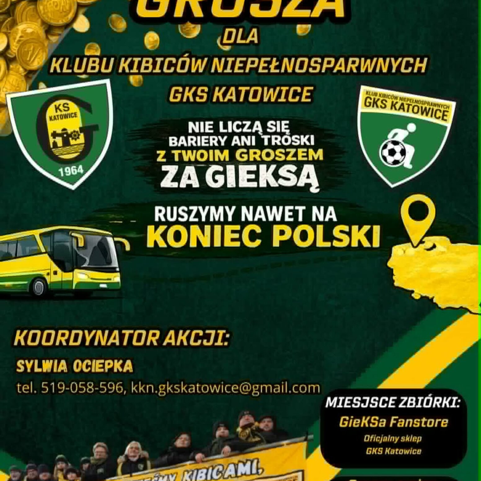 plakat promujący zbiórkę