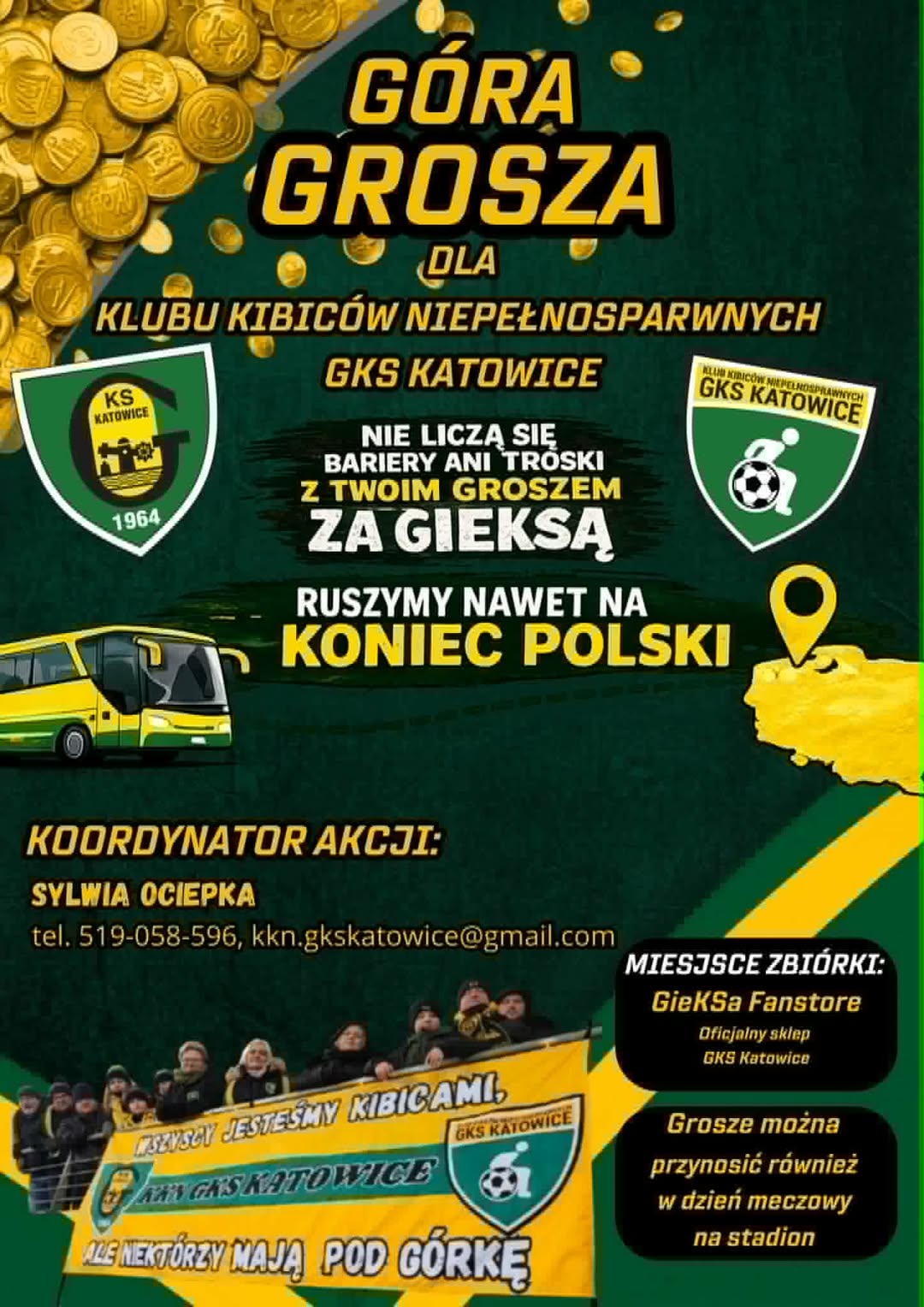 plakat promujący zbiórkę