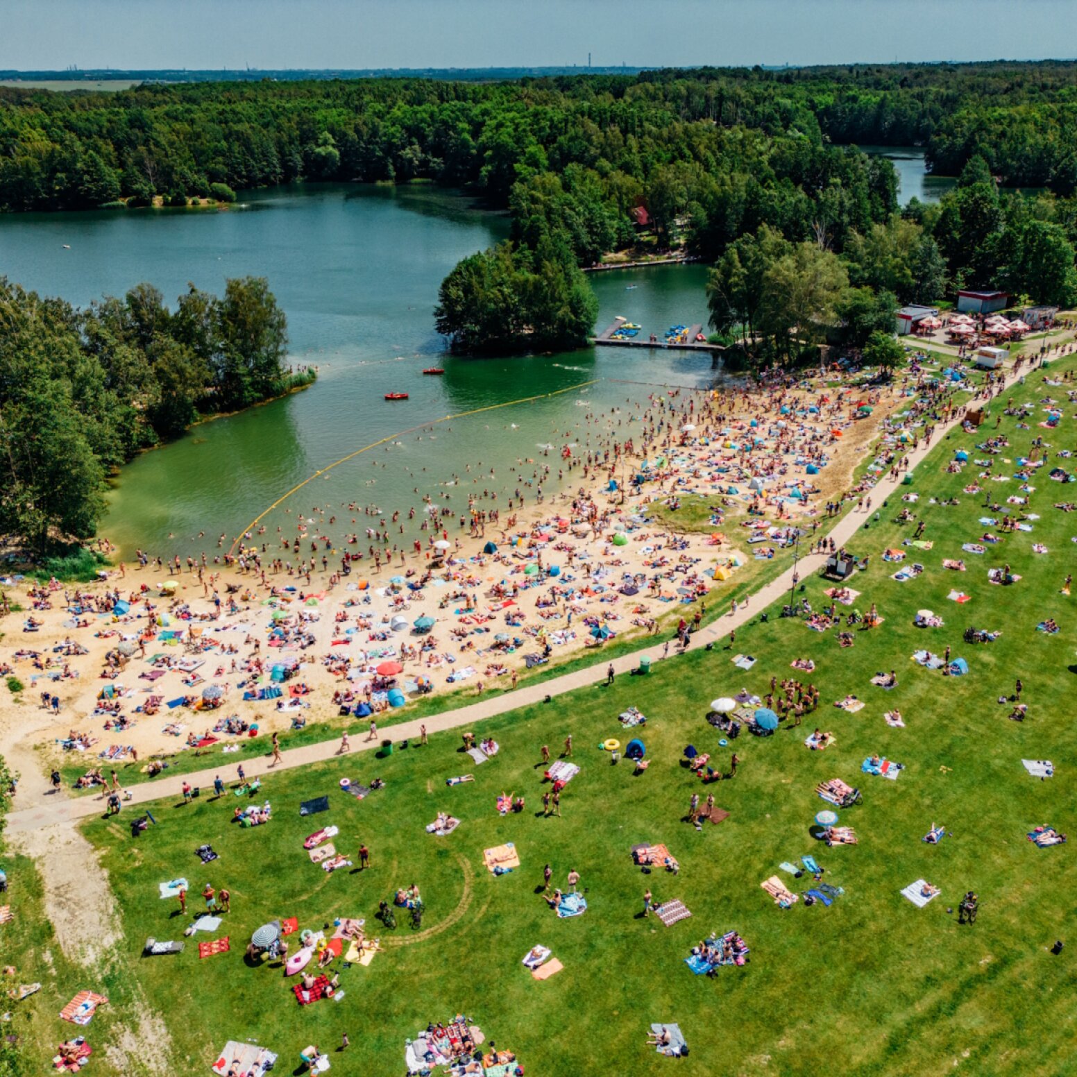 Widok na kąpielisko