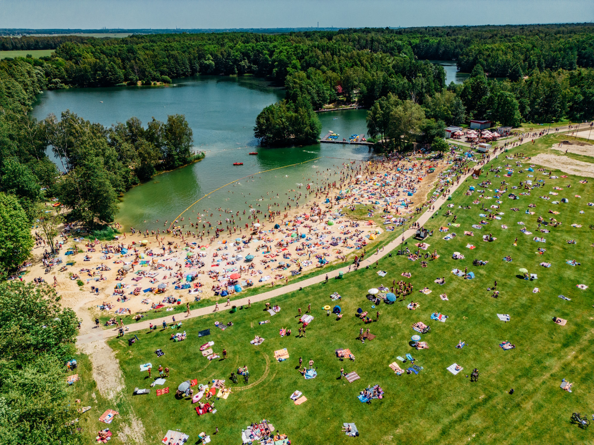 Widok na kąpielisko