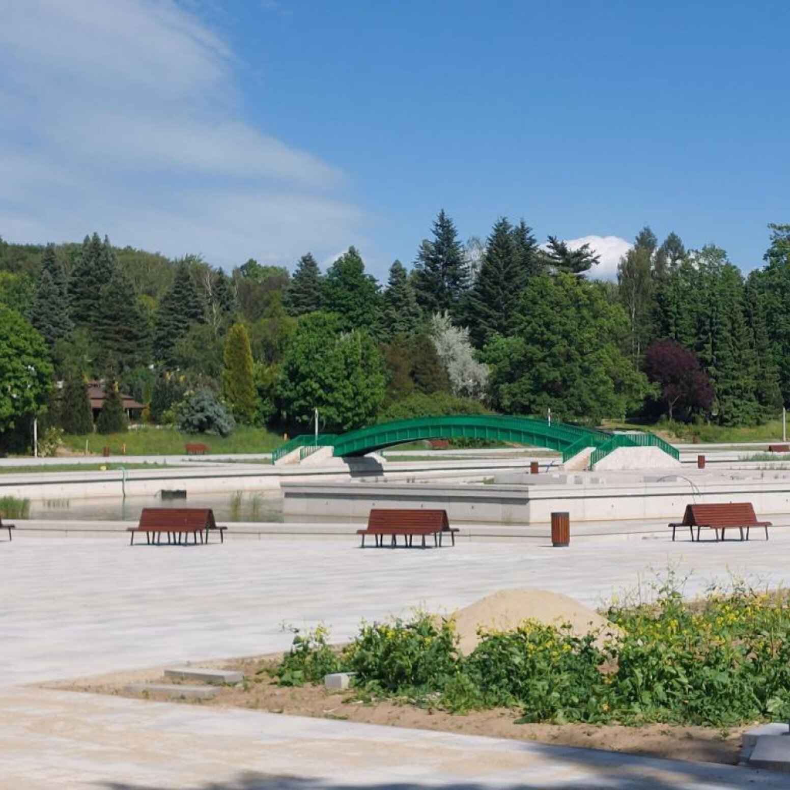 widok parku po remoncie