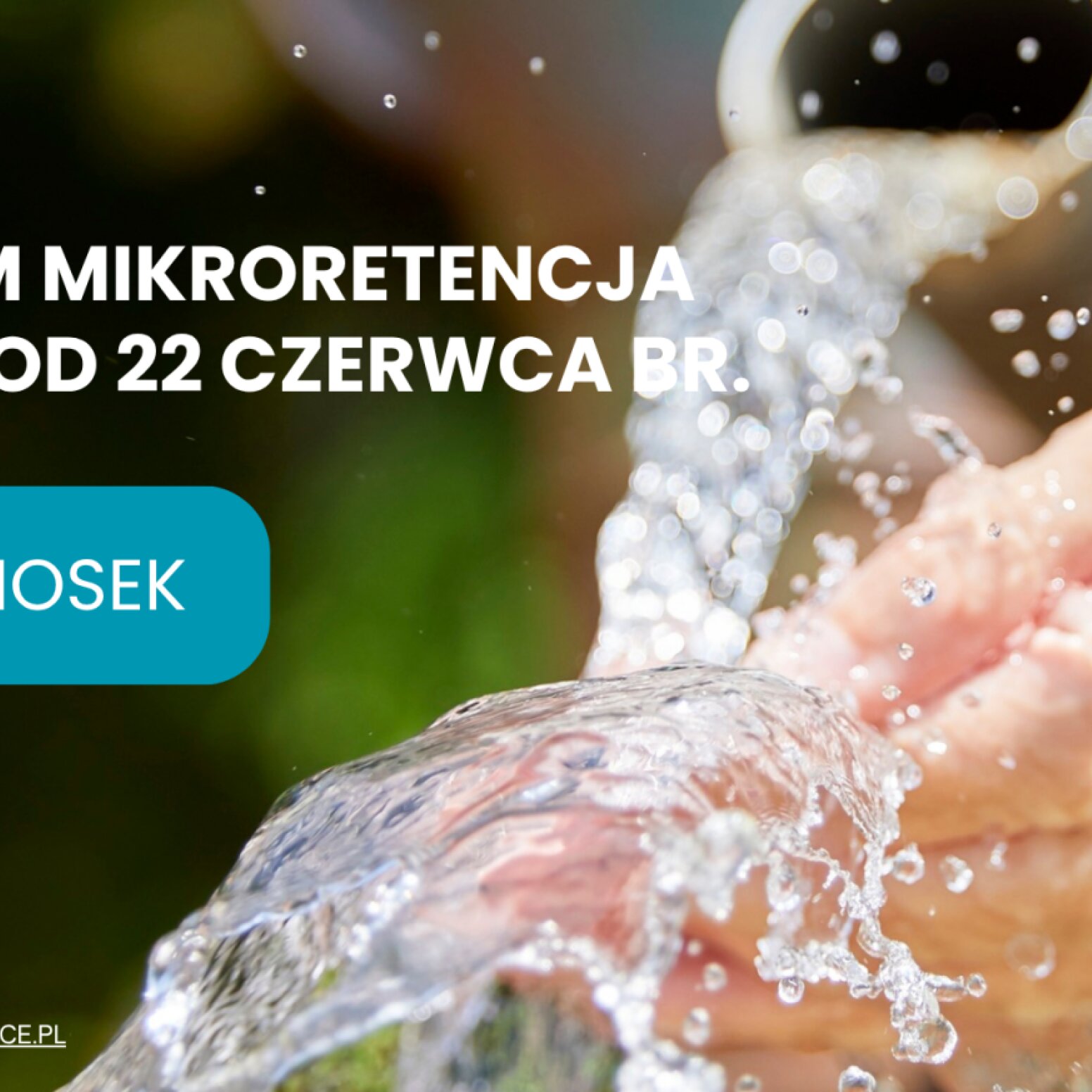 Plakat o programie mikroretencji