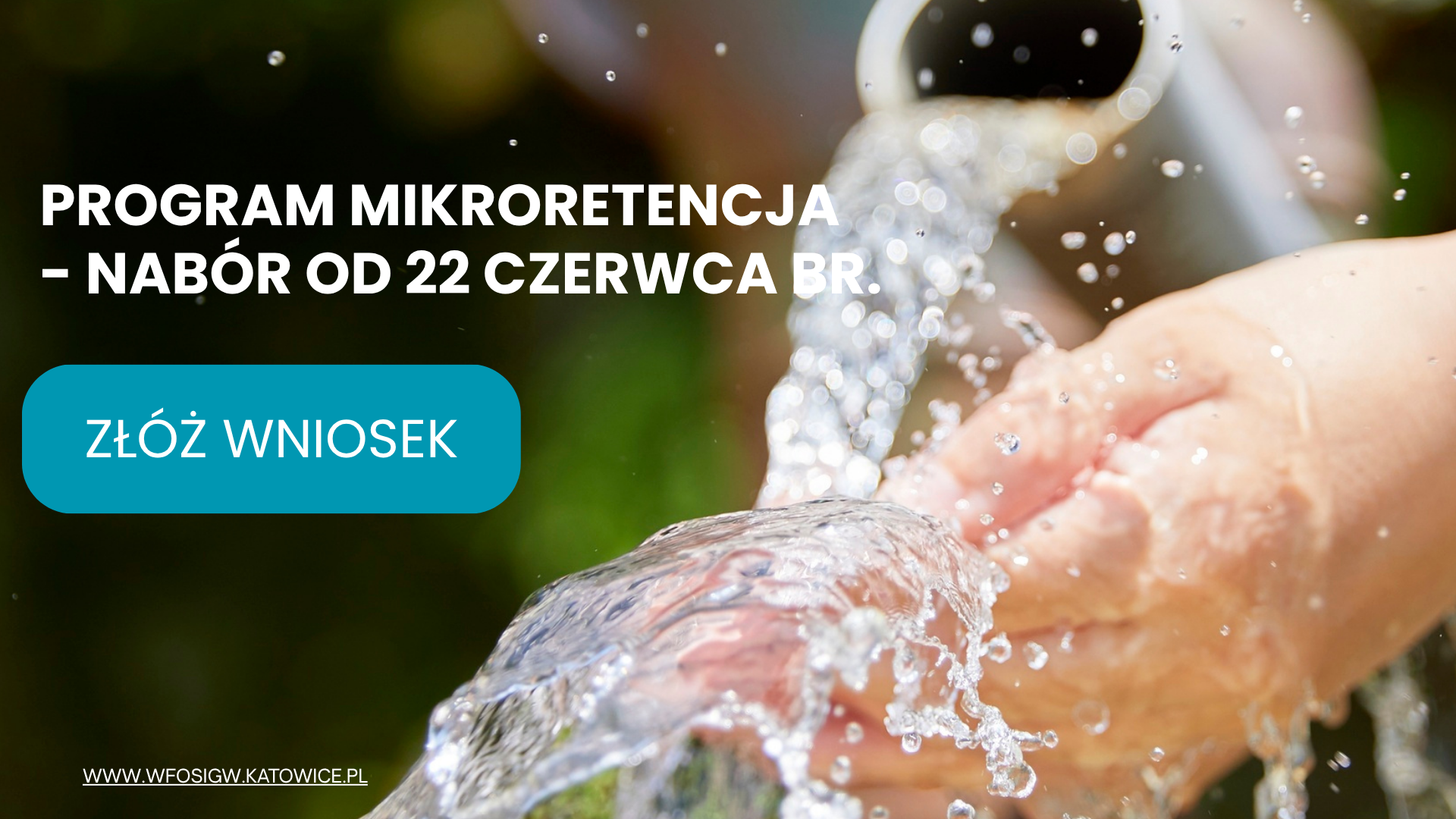 Plakat o programie mikroretencji