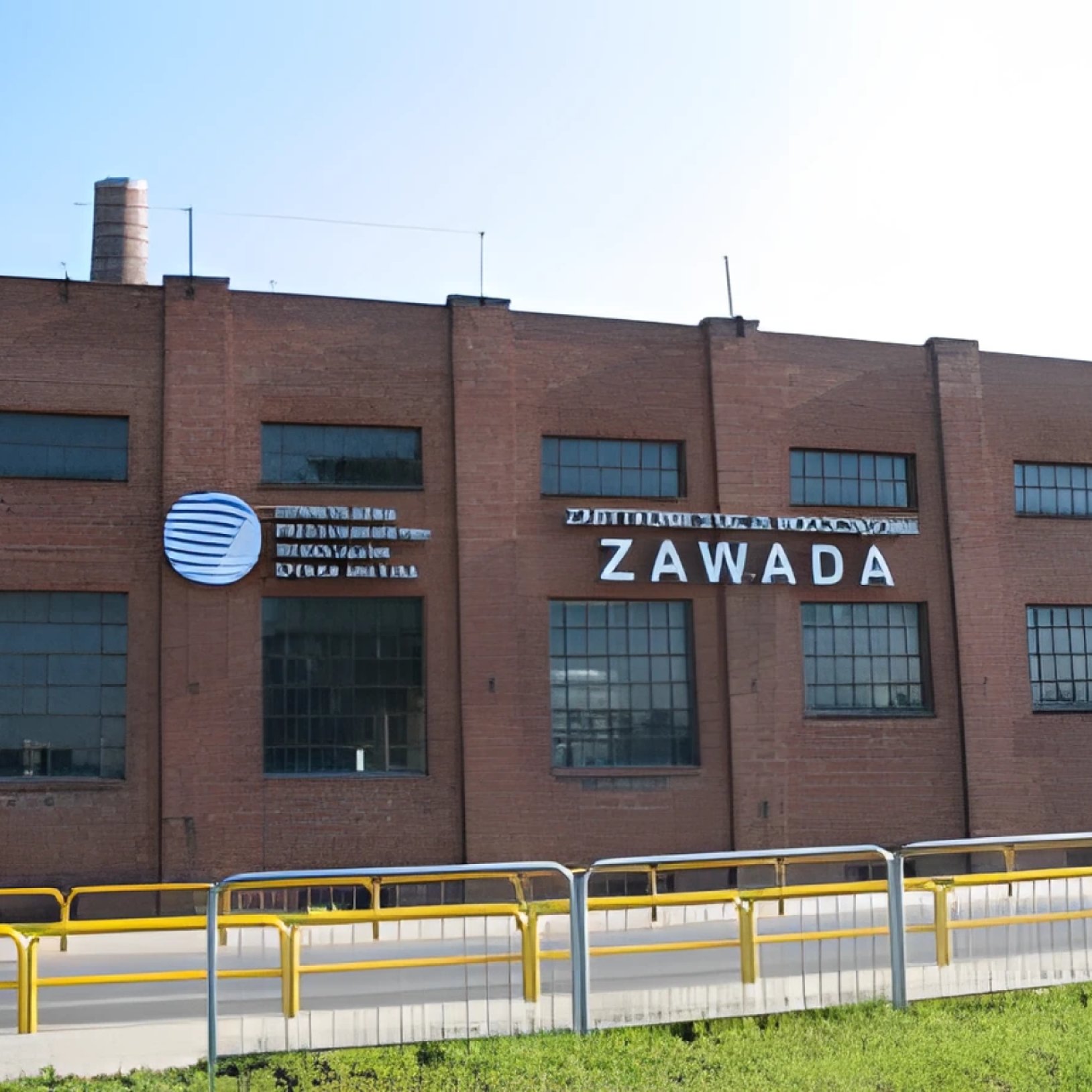front budynku stacji Zawada