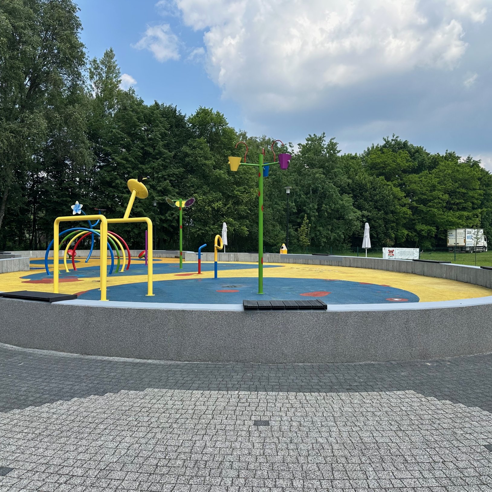 Wodny Plac Zabaw przy Trzech Stawach w Katowicach