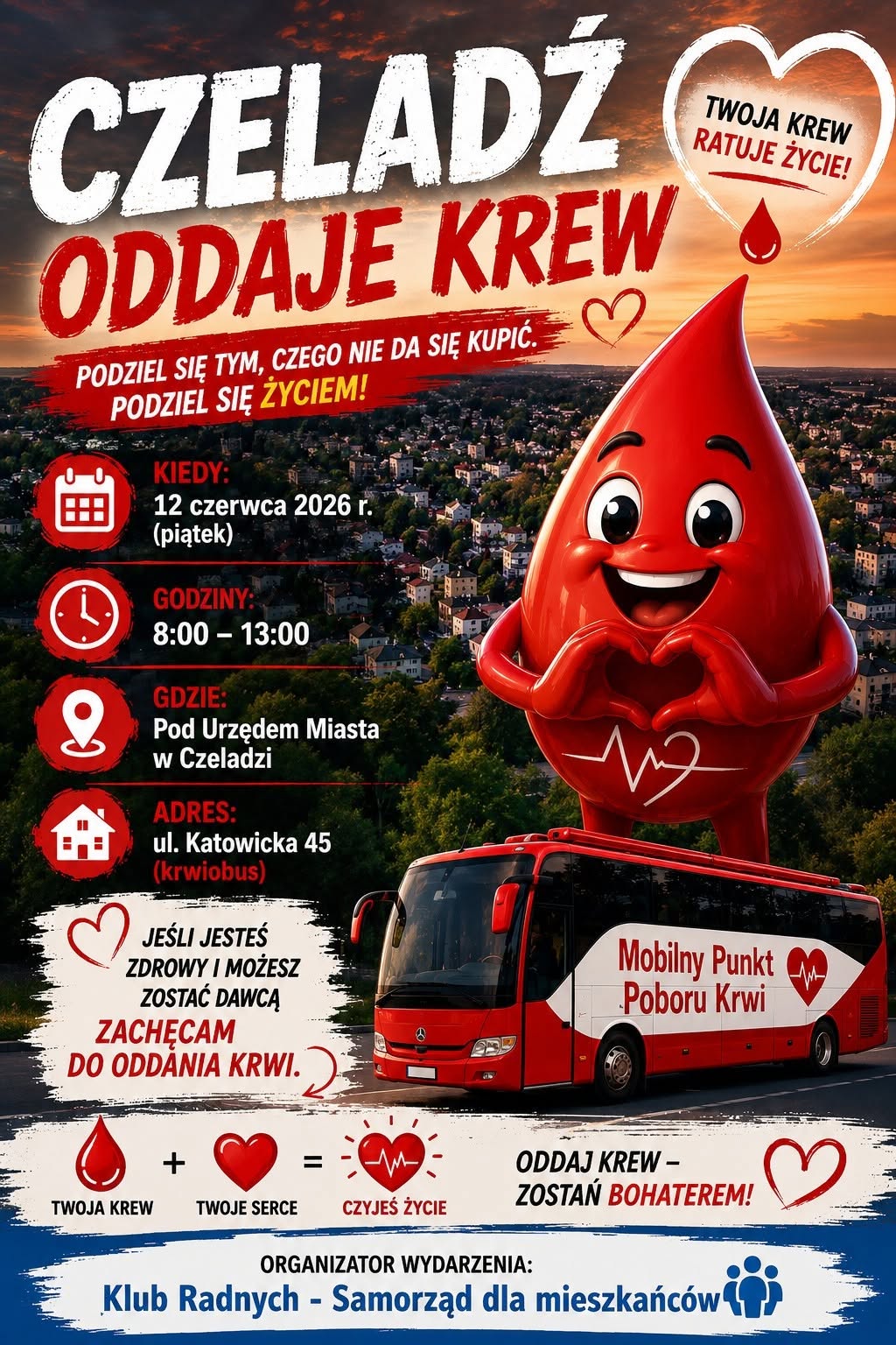 Plakat promujący akcję