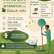 Ekologiczna akcja wymiany surowców wtórnych na sadzonki rośli