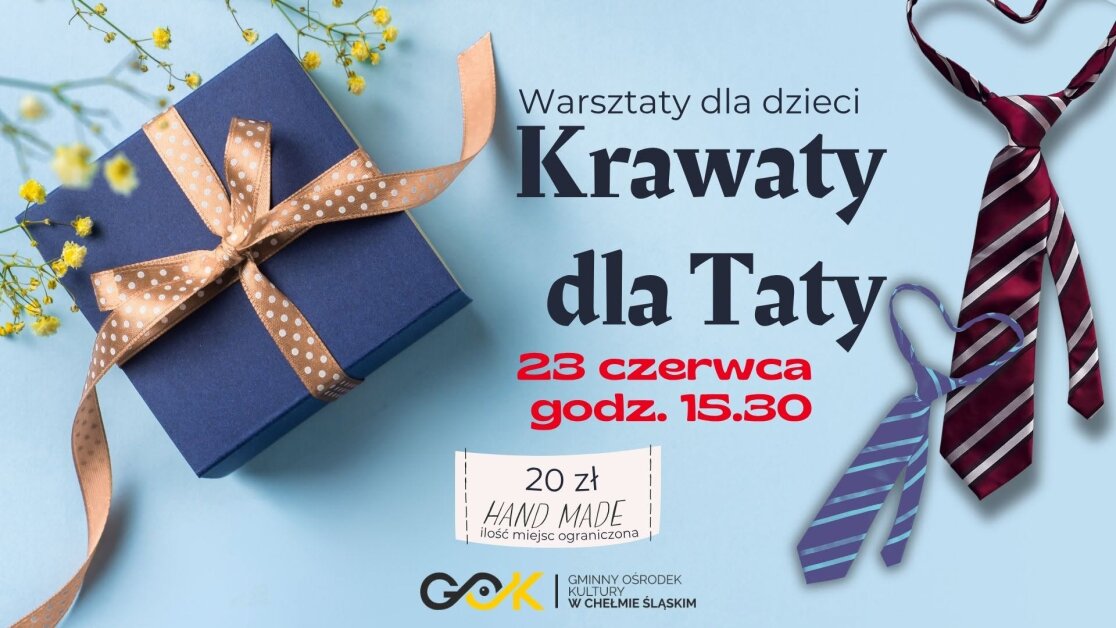 Warsztaty dla dzieci - Krawaty dla Taty